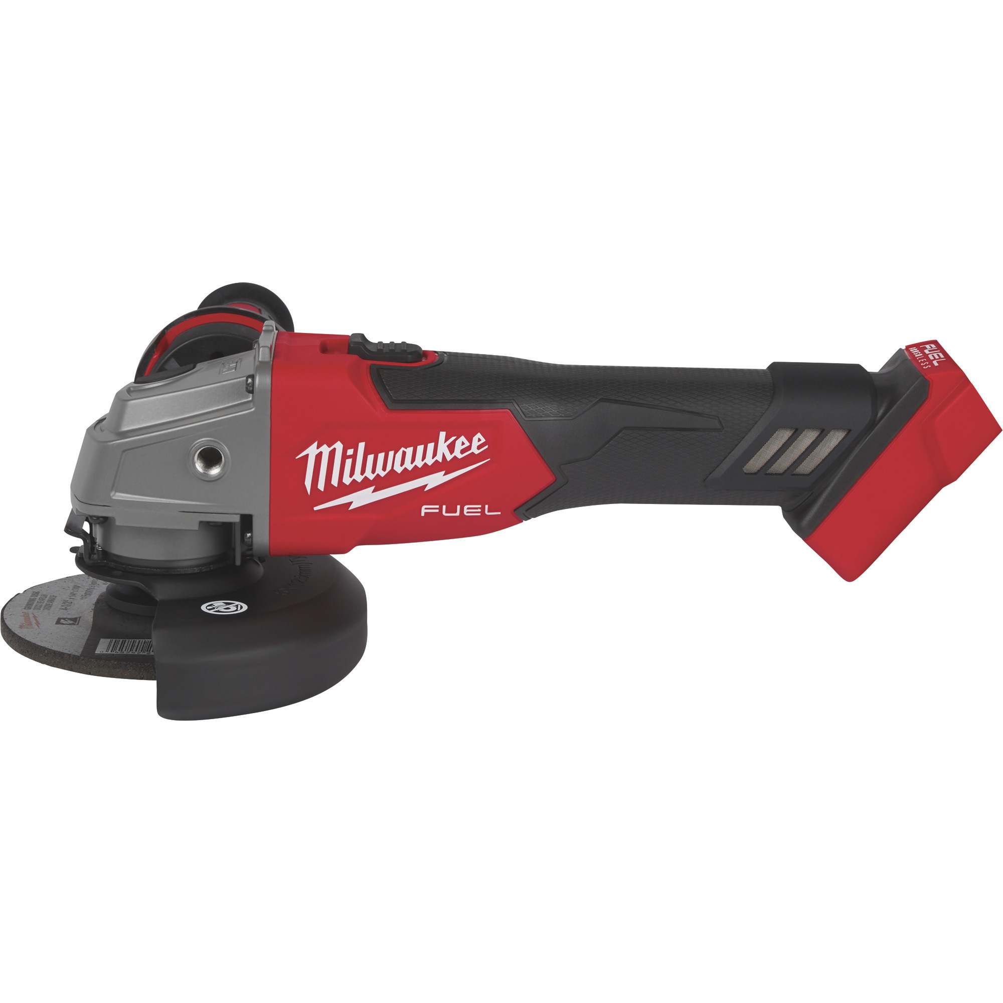 Milwaukee M18 FUEL 4-1/2Inch/5Inch Grinder Slide Switch, Lock-On, Tool Only, Model 2881-20