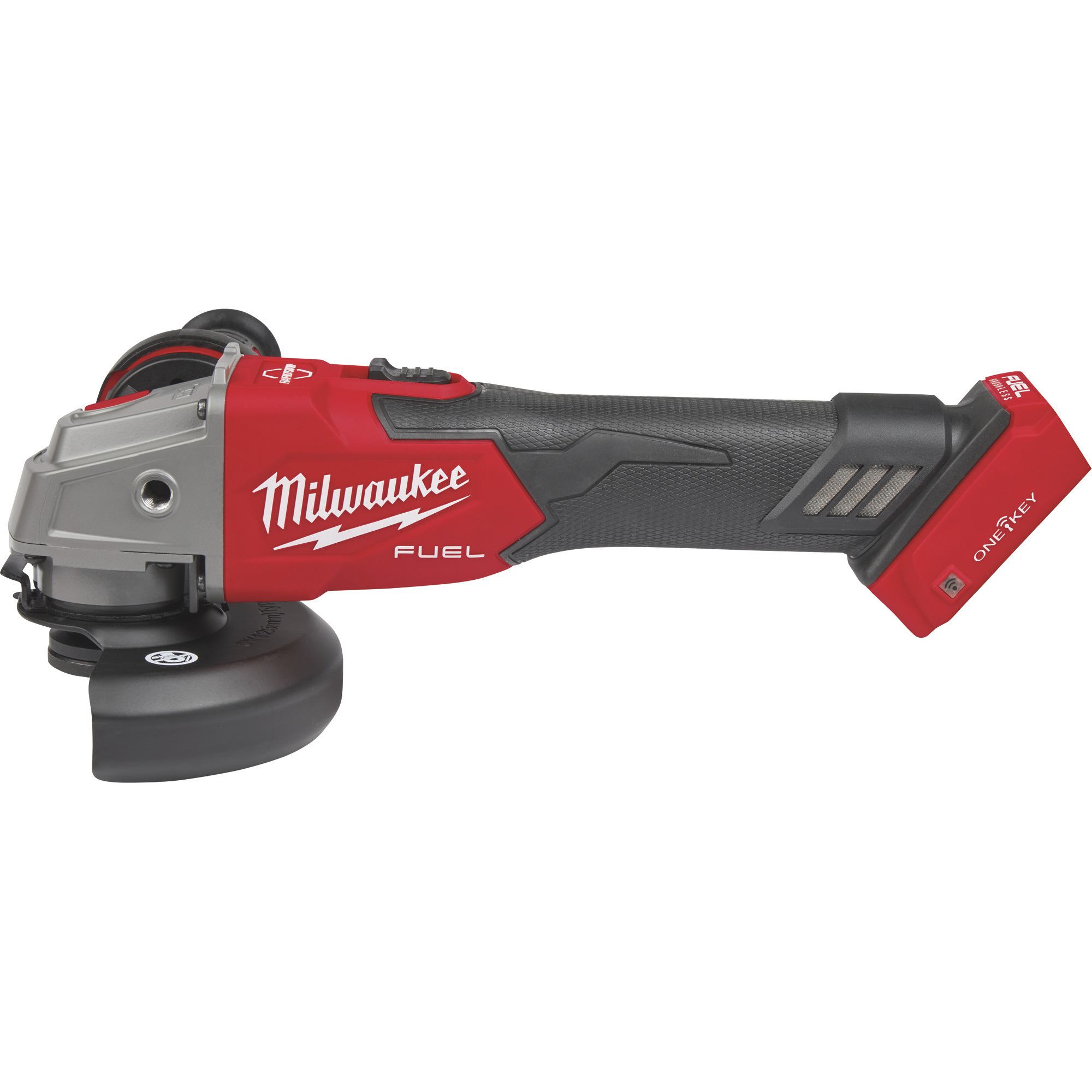 Milwaukee M18 FUEL 4-1/2Inch/5Inch Braking Grinder with One-Key Slide Switch, Lock-On Kit,Tool Only, Model 2883-20