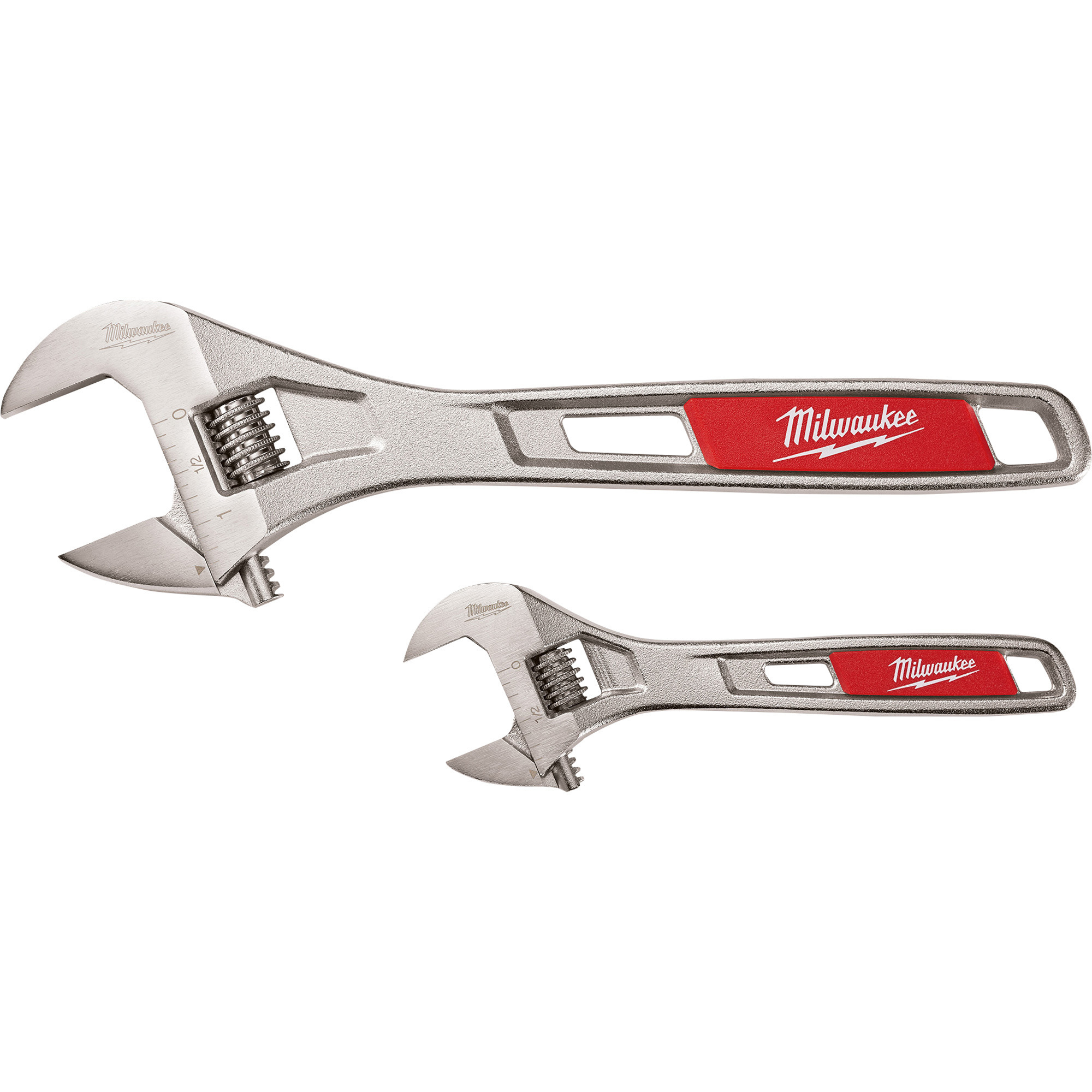Milwaukee Adjustable Wrench Set, 2-Piece, 6Inch and 10Inch, Model 48-22-7400
