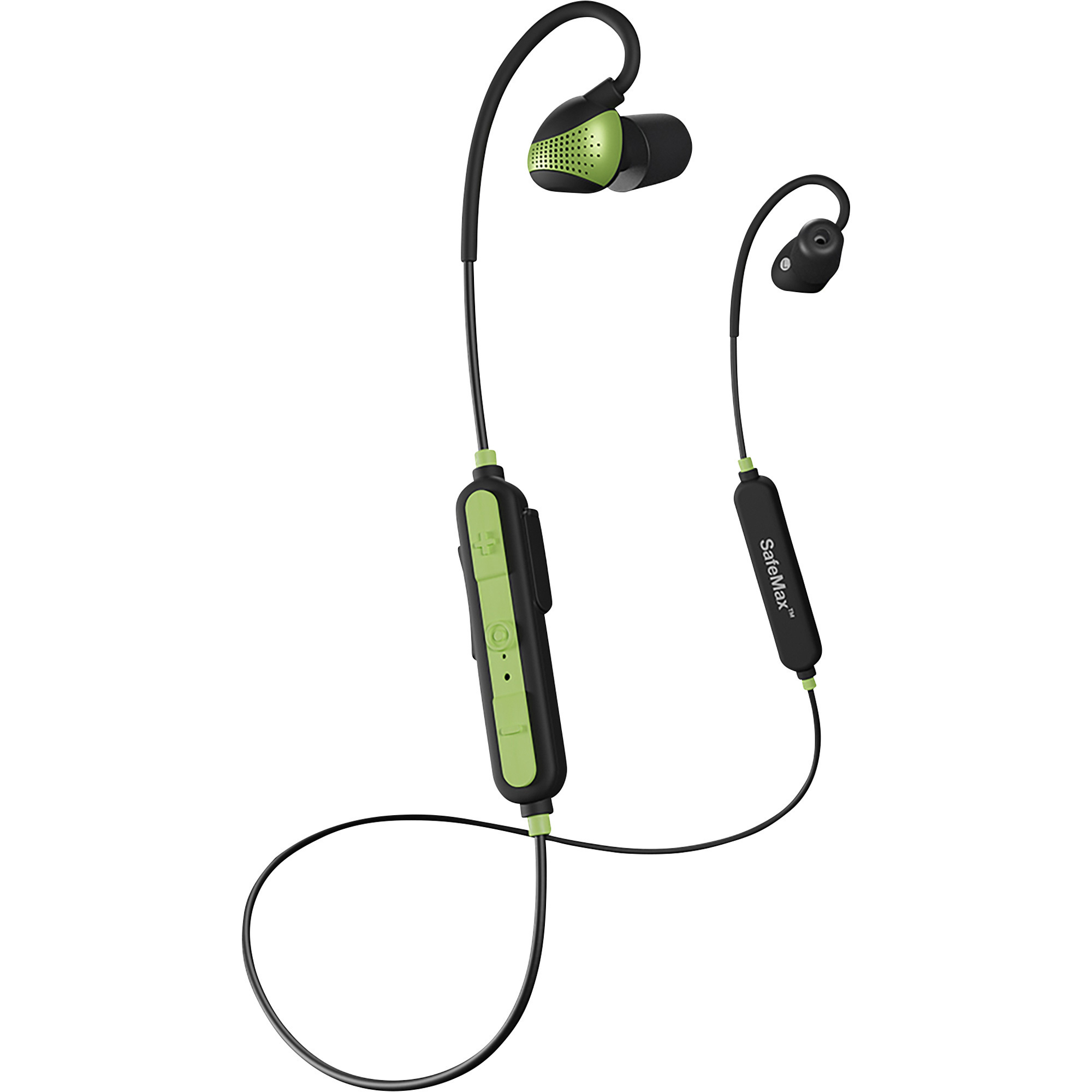ISOtunes Pro Aware Over-Ear Hearing Protector, 26 dB NRR, Black/Lime, Model IT-38