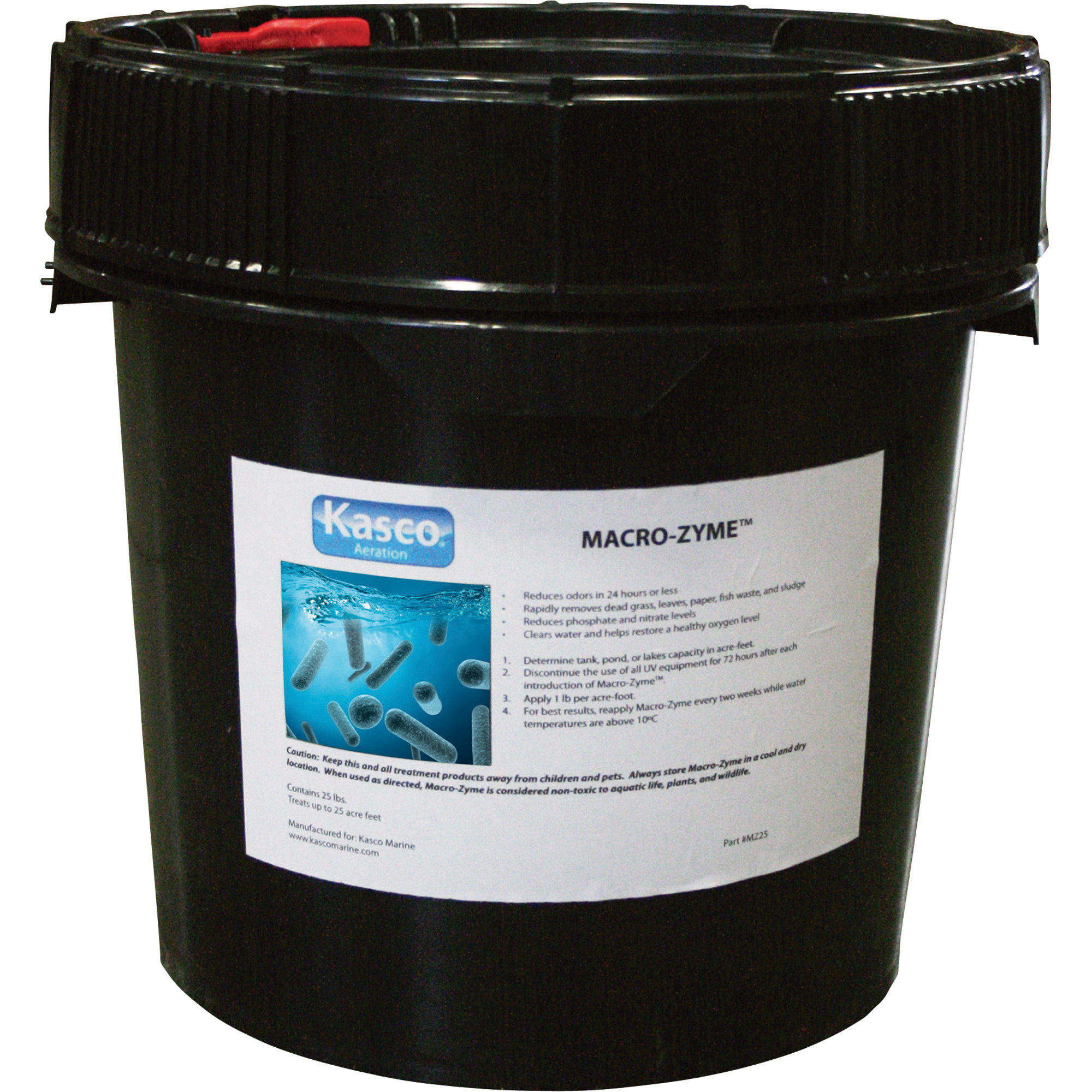 Kasco Marine Macro-Zyme Pond Bacteria, 25-Lb. bulk container, Model MZ25