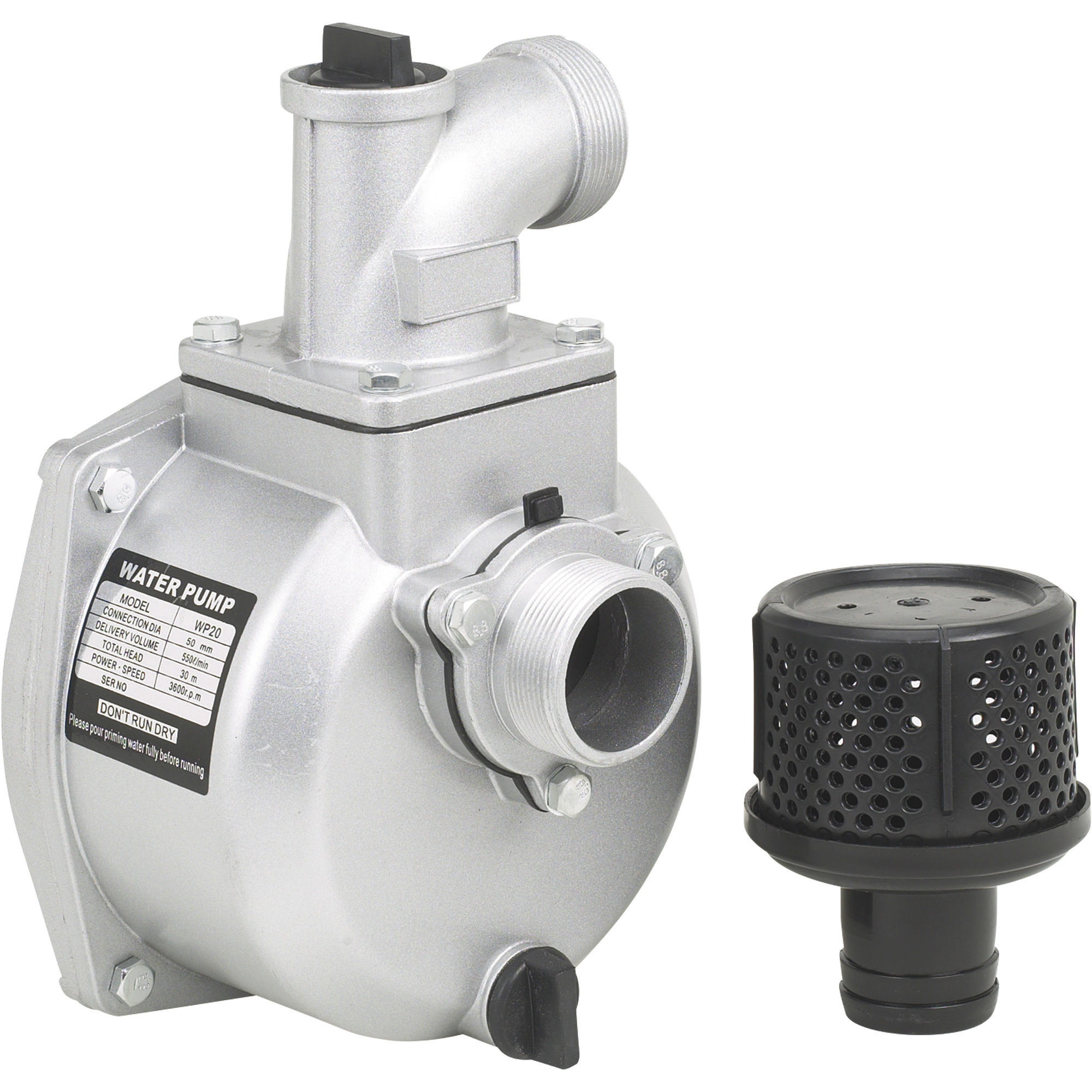 Semi-Trash Water Pump ONLY â For Straight-Keyed Shafts, 2Inch Ports, 7,860 GPH