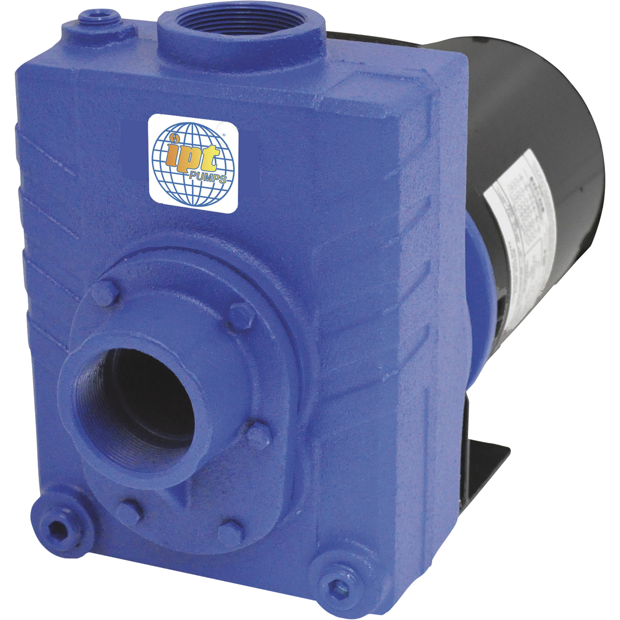IPT Cast Iron Self-Priming Centrifugal Water Pump â 7,500 GPH, 2 HP, 2Inch, Model 2763-IPT-95