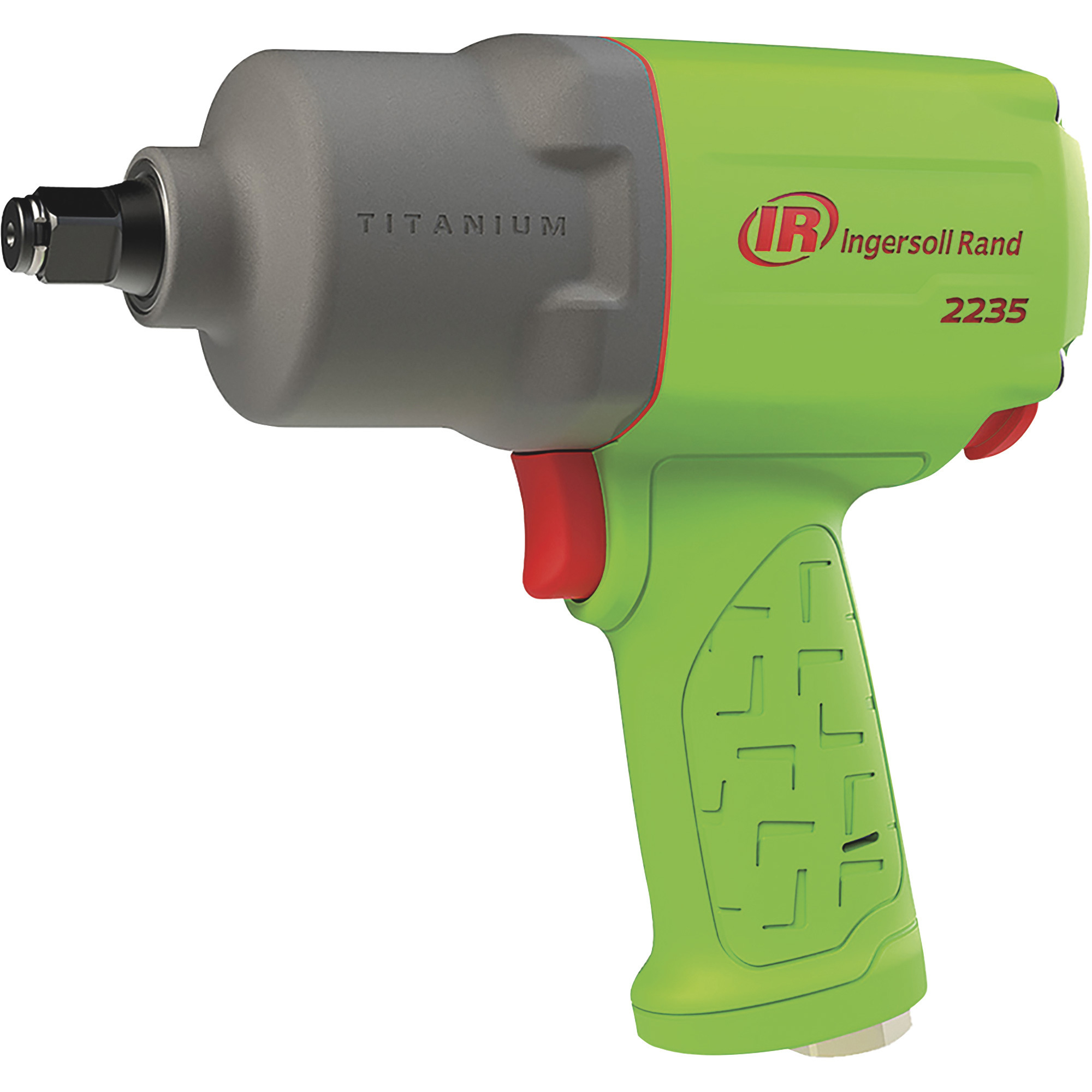 Air Impact Wrench — 1/2Inch Drive, Hi-Vis Green, 1350 Ft./Lbs. Max Torque, Model - Ingersoll Rand 2235TIMAX-G