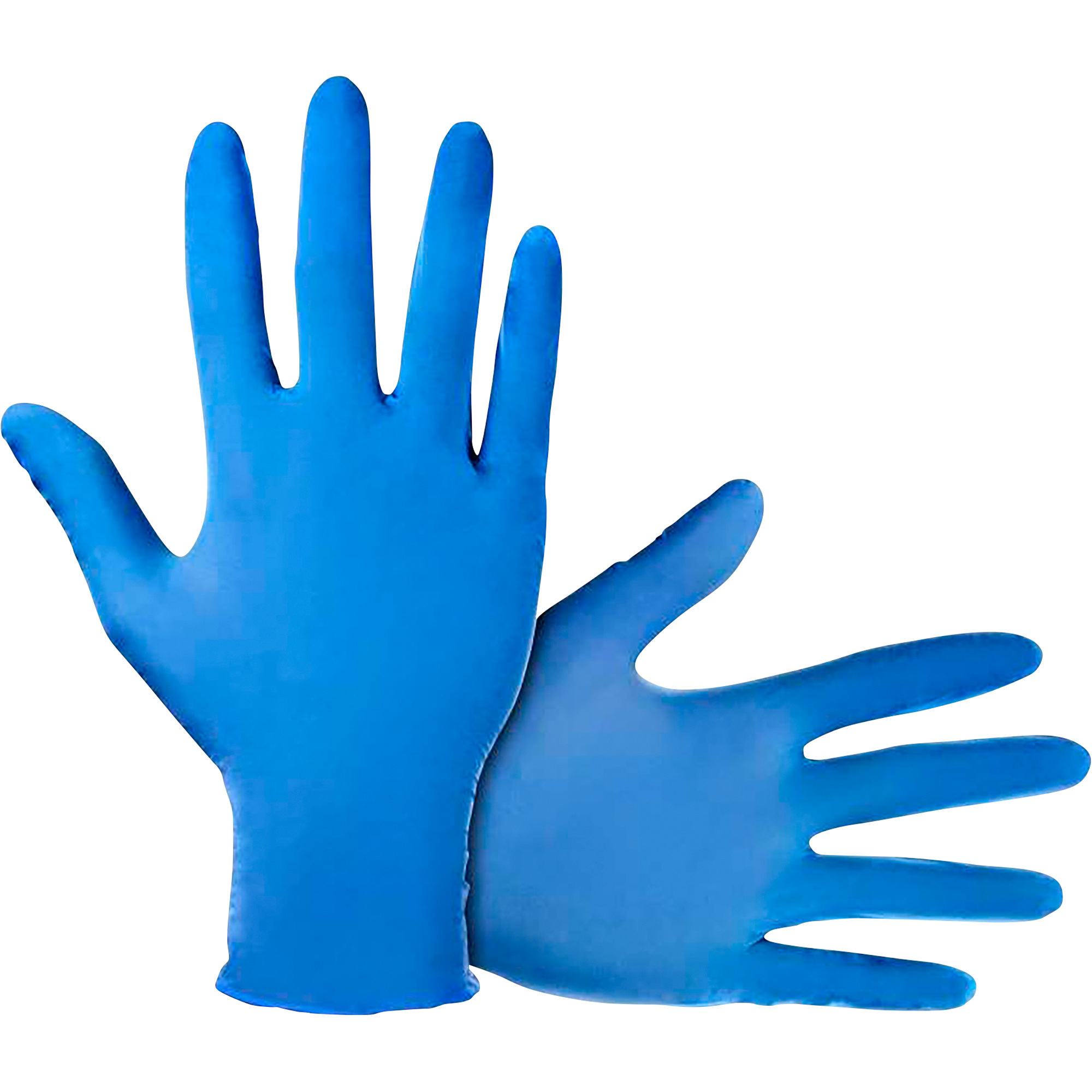 Sure Touch Powder-Free Non-Latex Disposable Safety Gloves, 100-Count, Blue, Medium, Model 4522pfm