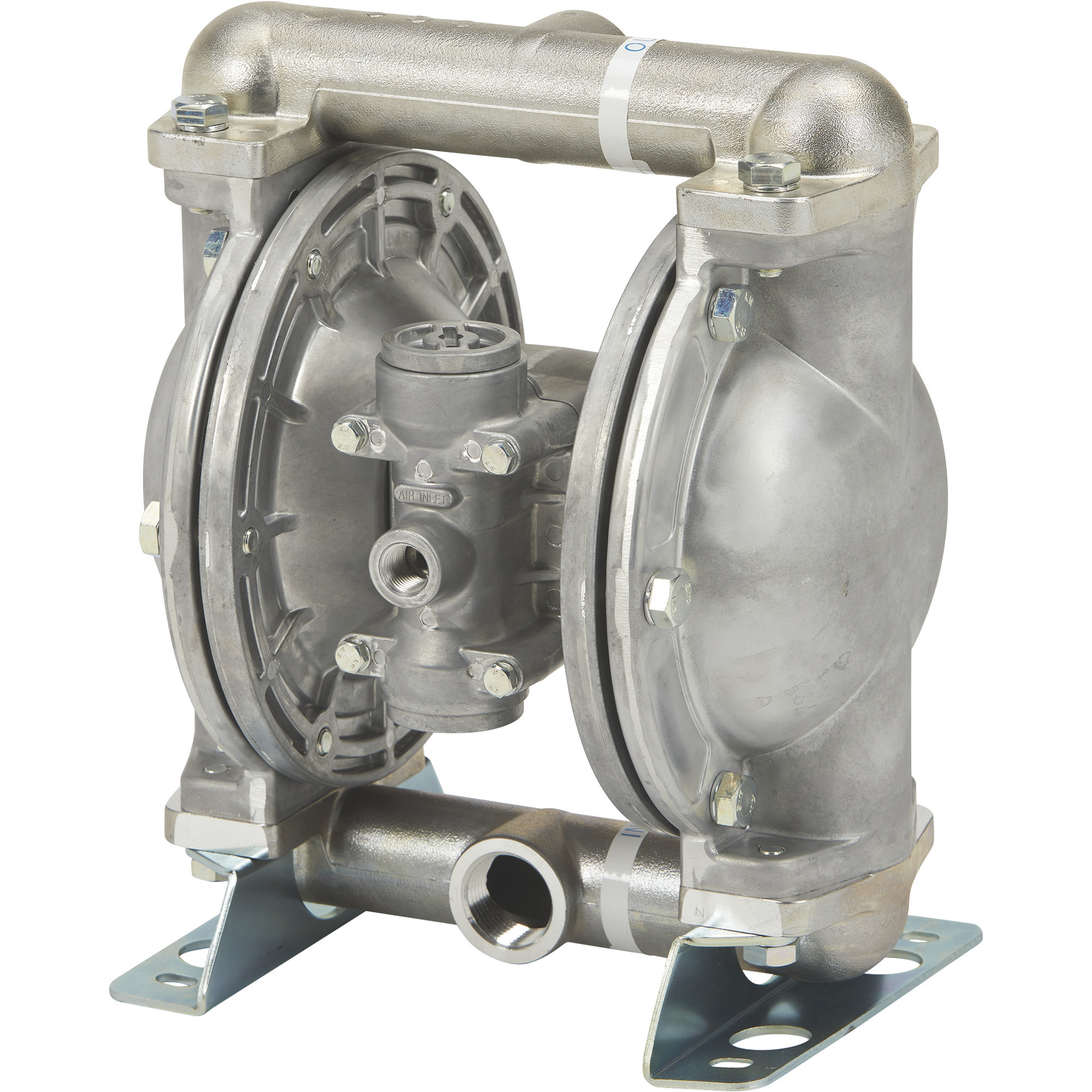 Roughneck Air-Operated Double Diaphragm Pump, 24 GPM, 1Inch Inlet and Outlet