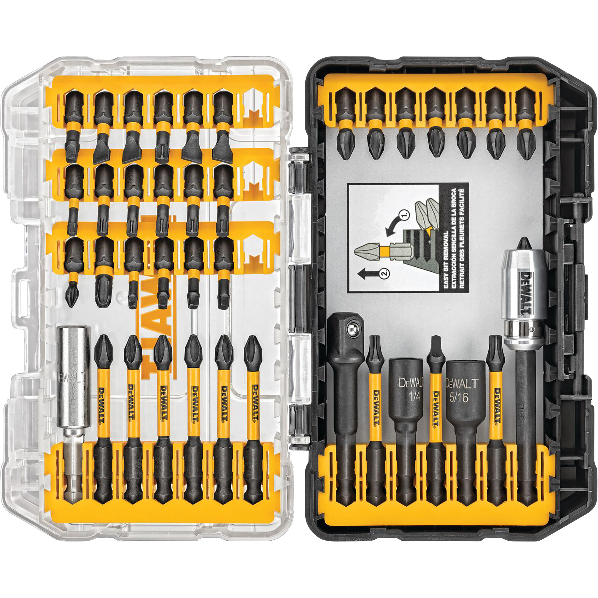 DEWALT FlexTorq Impact Ready Driver Bit Set, 40-Piece, Model DWA2T40IR