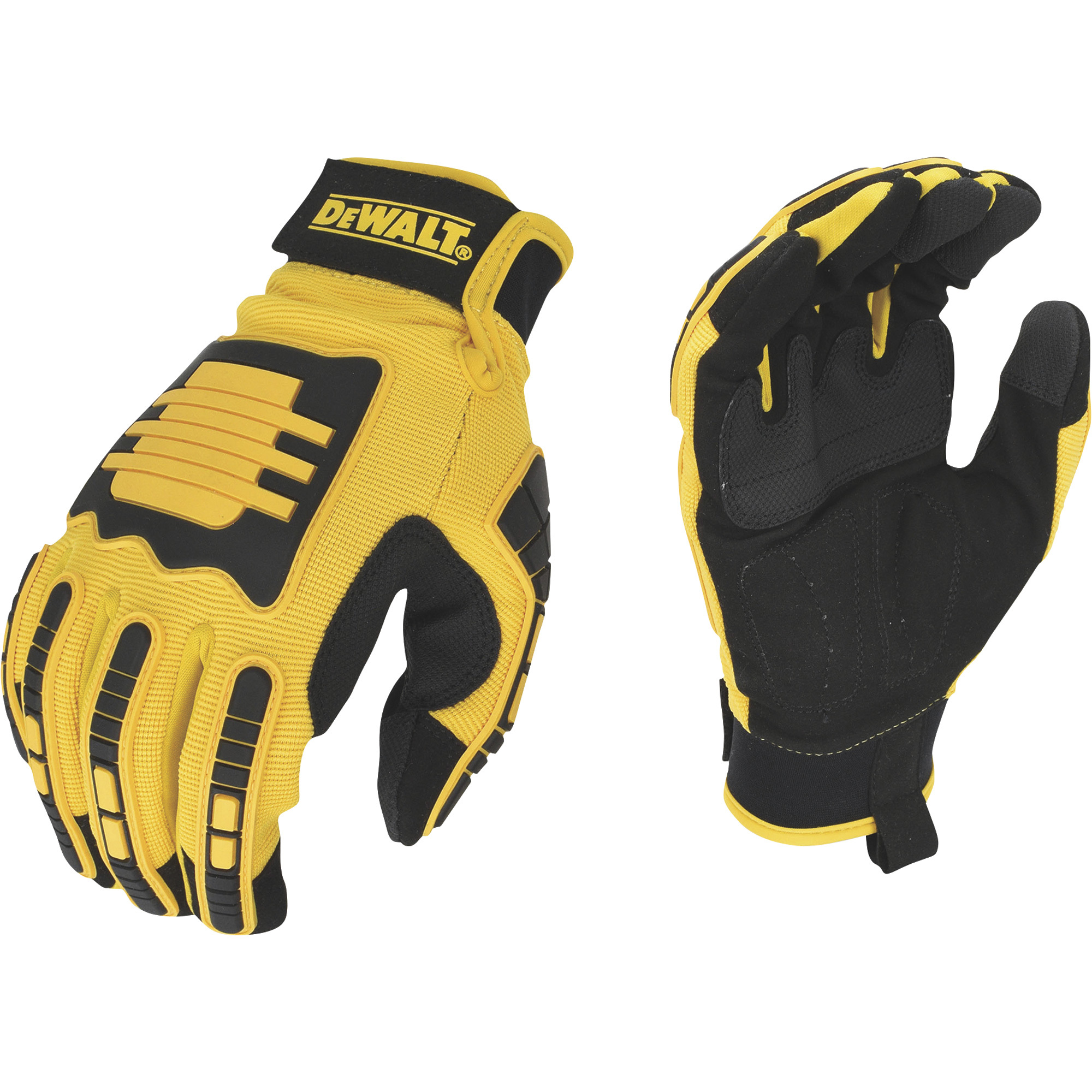 DEWALT Men's Impact Mechanic's Gloves â 1 Pair, Yellow/Black, Large, Model DPG781L