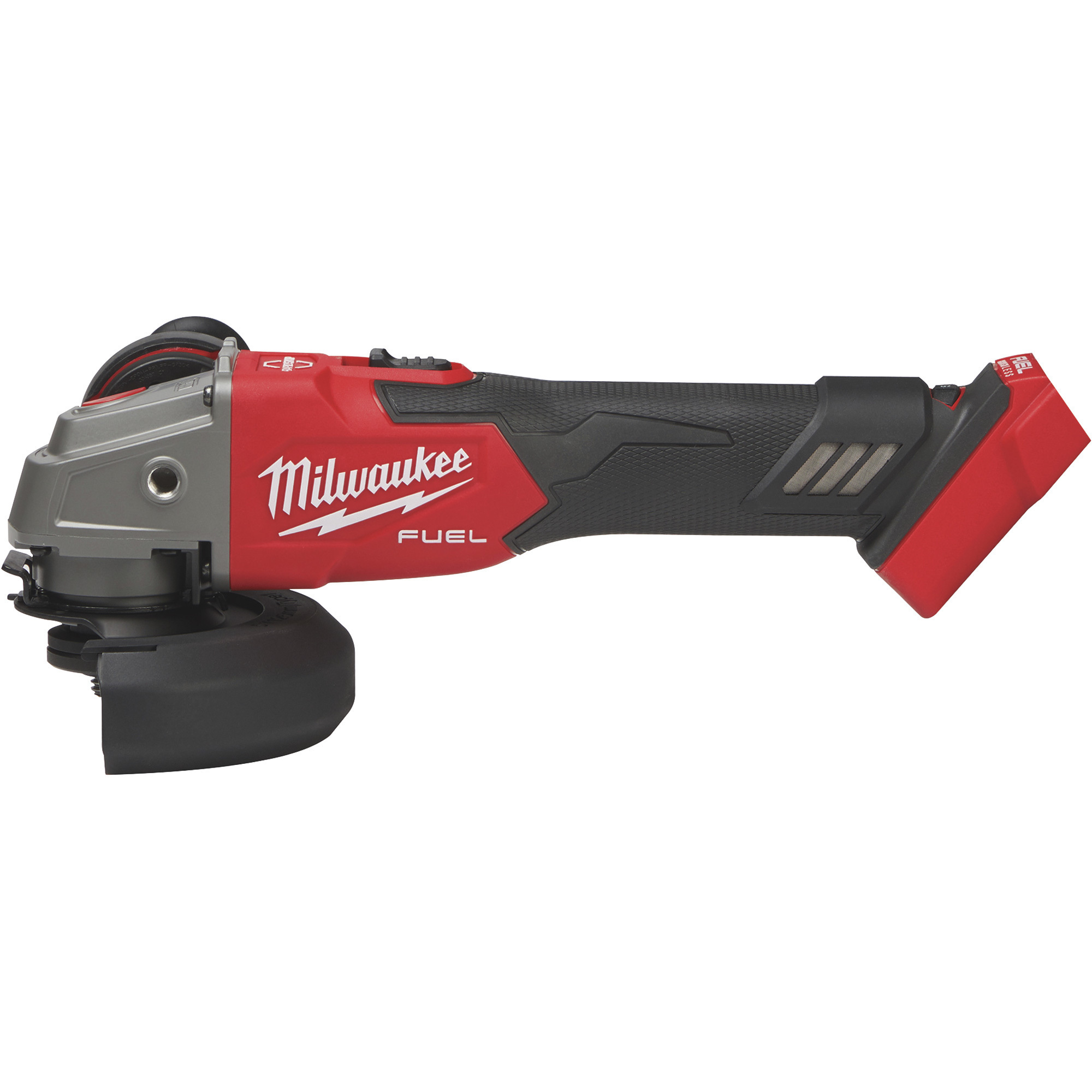 Milwaukee M18 FUEL 5Inch 4-1/2Inch / 5Inch Variable-Speed Braking Angle Grinder, Tool Only, Slide Switch Lock-On, Model 2889-20