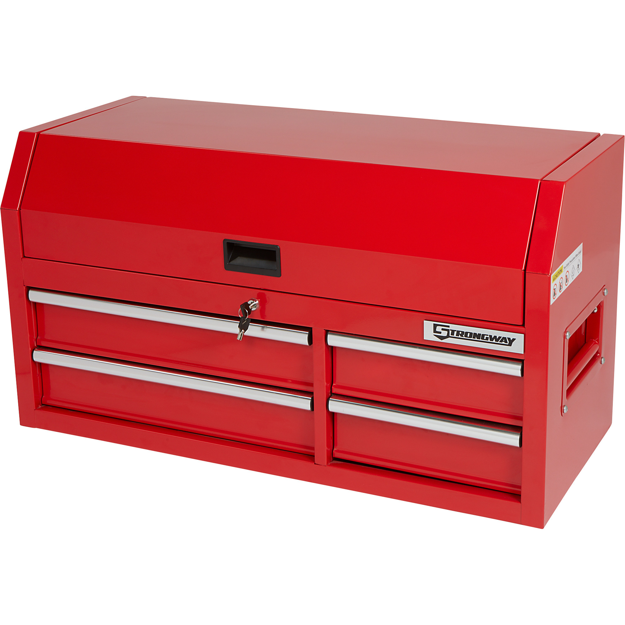 Strongway 42Inch 4-Drawer Tool Chest, Red