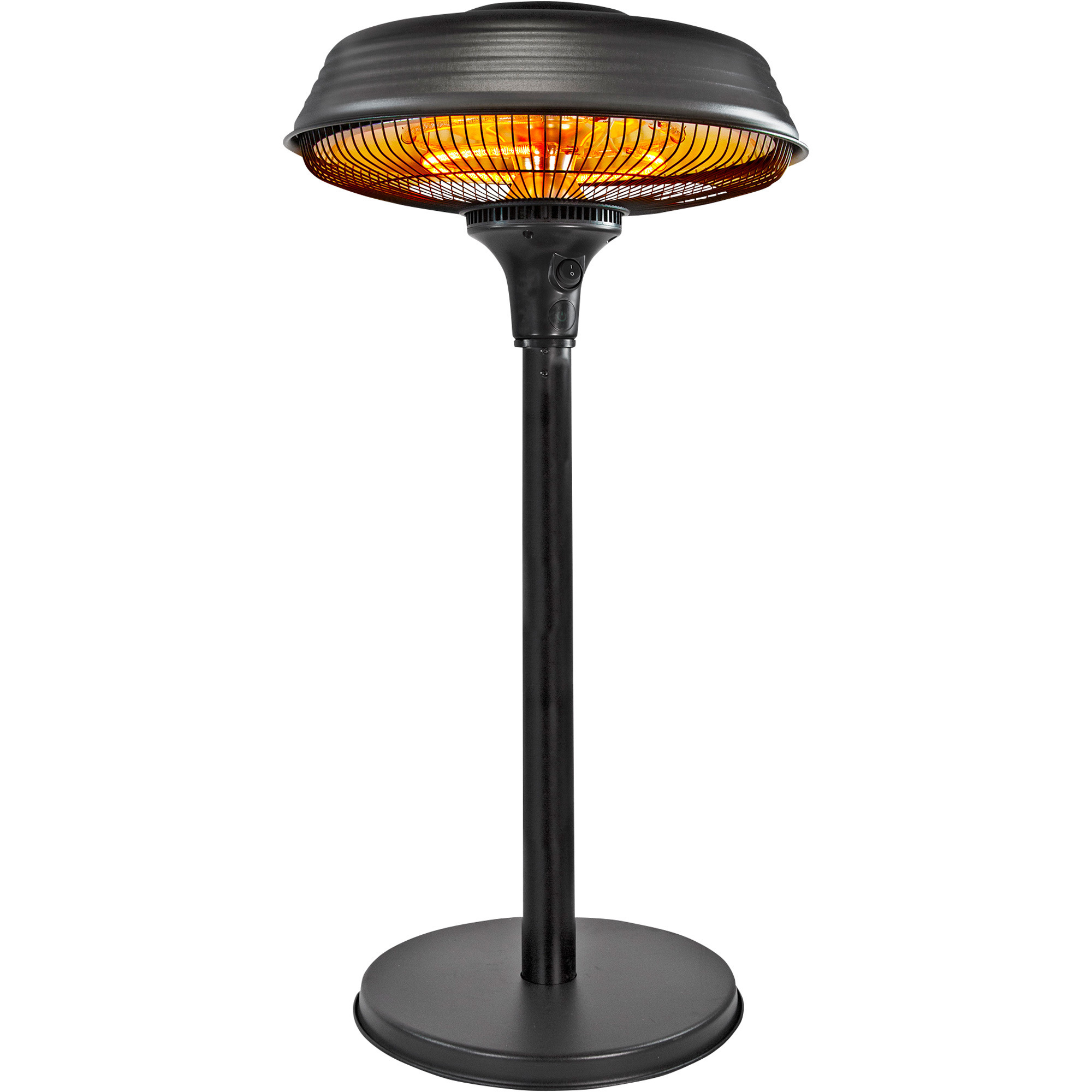 Comfort Zone Halogen Patio Heater with Remote Control, 5120 BTU, 1500 Watt, Model 120300