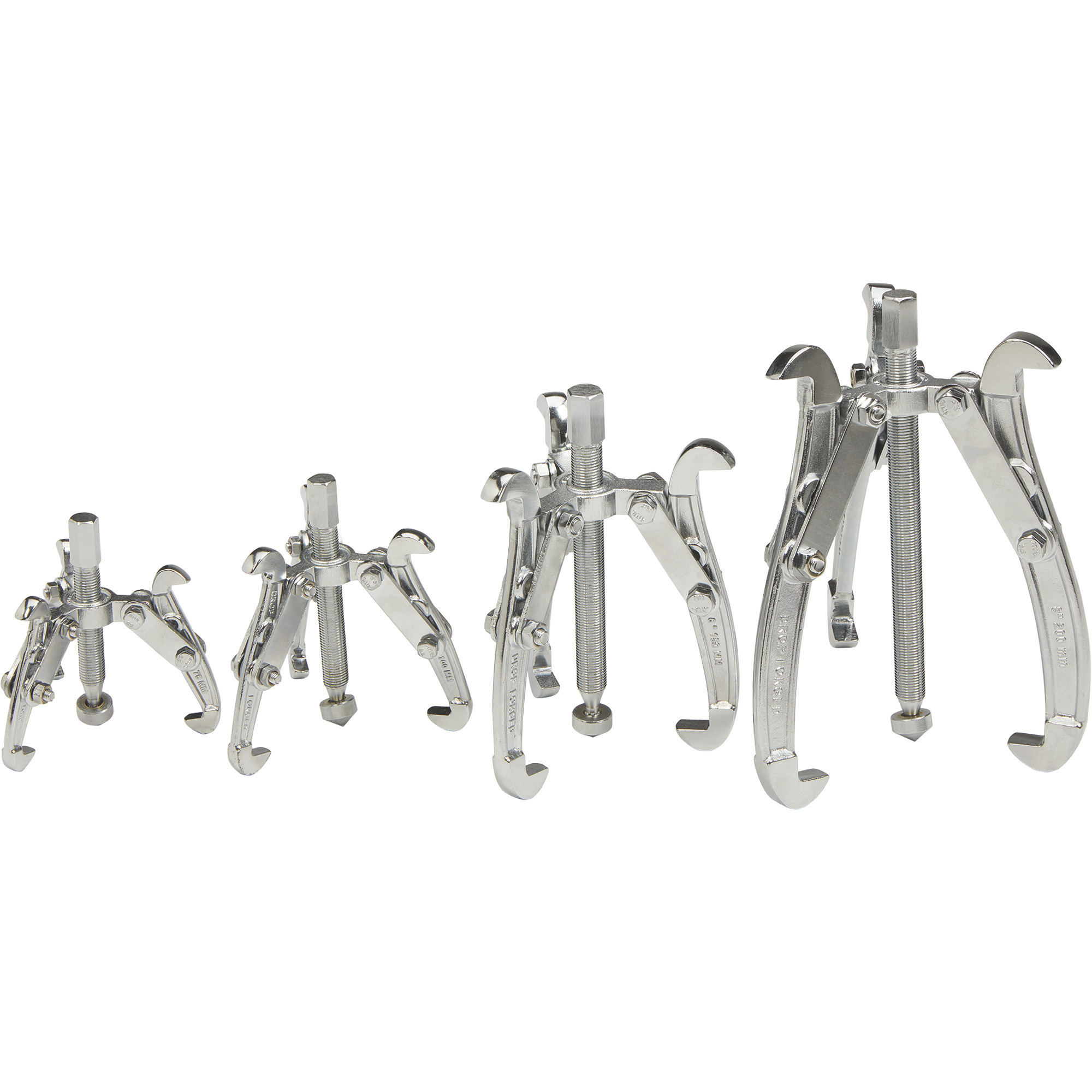 Klutch 4-Piece Gear Puller Set