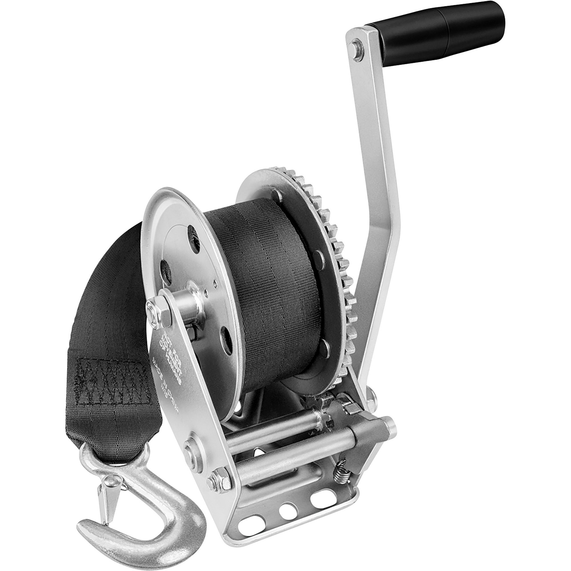 Fulton Single-Speed Trailer Winch with Strap â 1100-Lb. Load Capacity, Model 142102