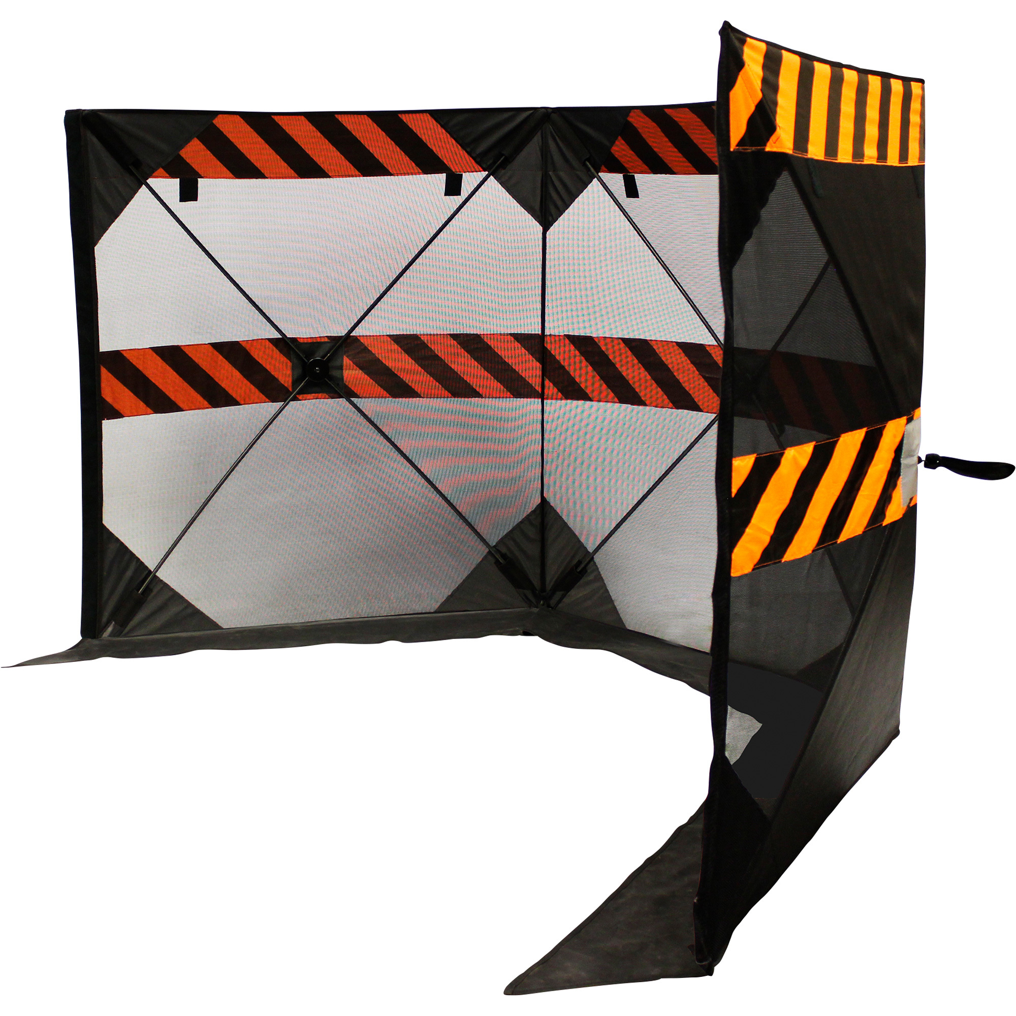 Brave Safety Barricade with Carrying Case â 123Inch W x 46Inch H, Model GNE-1210