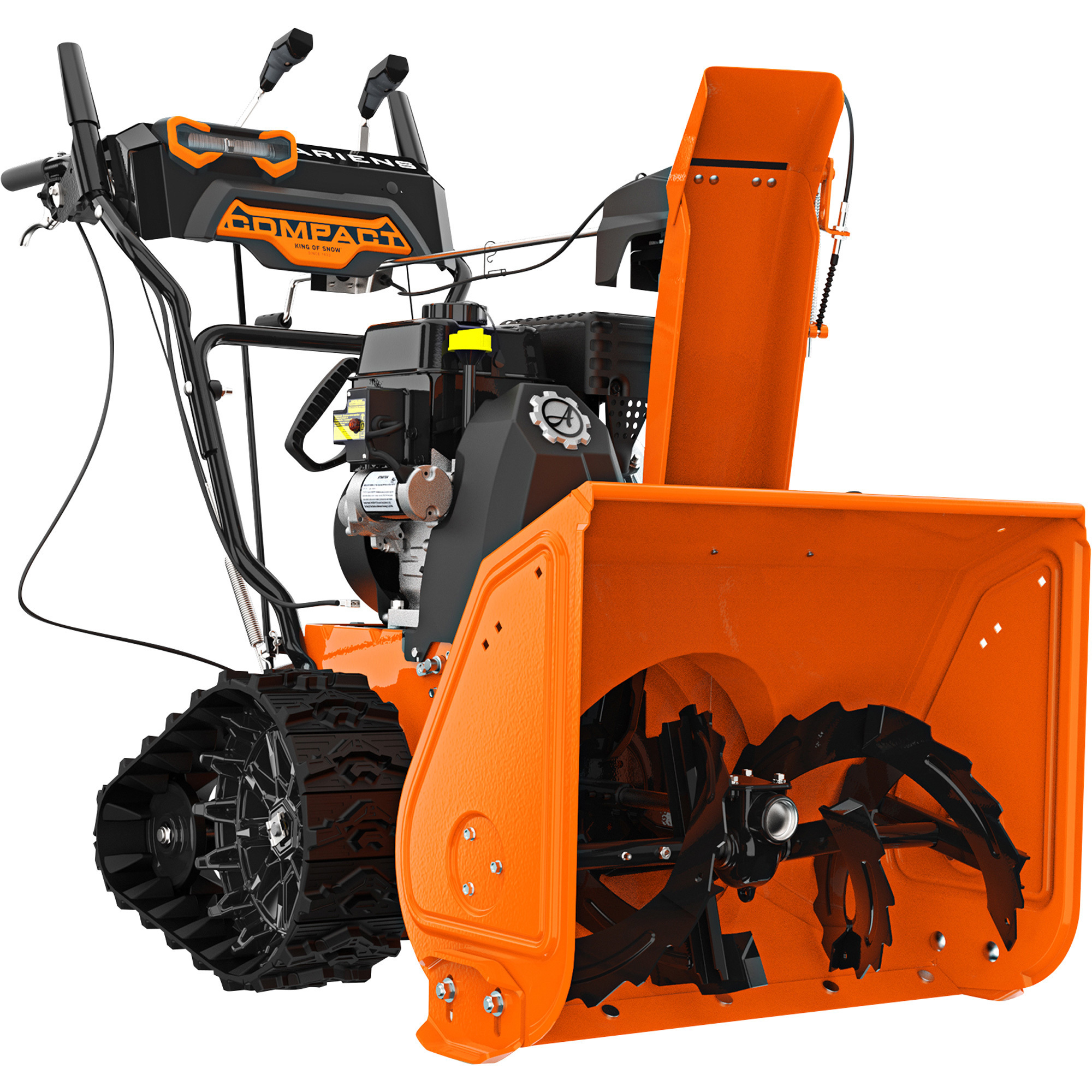 Ariens Compact RapidTrak 2-Stage Self-Propelled Snow Blower with Electric Start, 24Inch, 223cc, Model 920032
