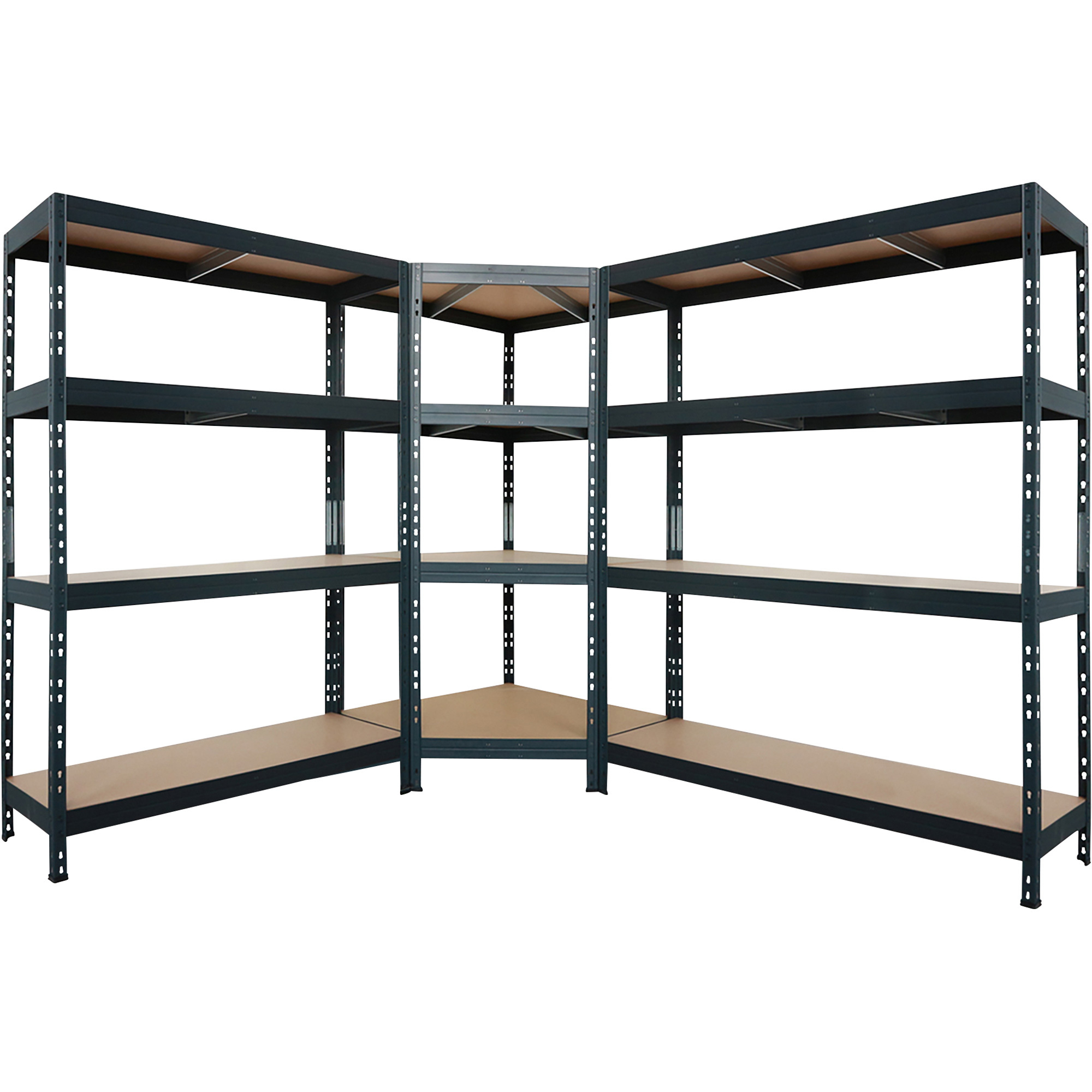 AR Shelving 2400-Lb. Capacity, 71Inch H x 36Inch W x 18Inch D Rivet Shelving Unit — Or Combine to Make 2 Benches, Ea. 35 1/2Inch H x 72Inch L x 18Inch -  GARAGE 36/18 600 LB