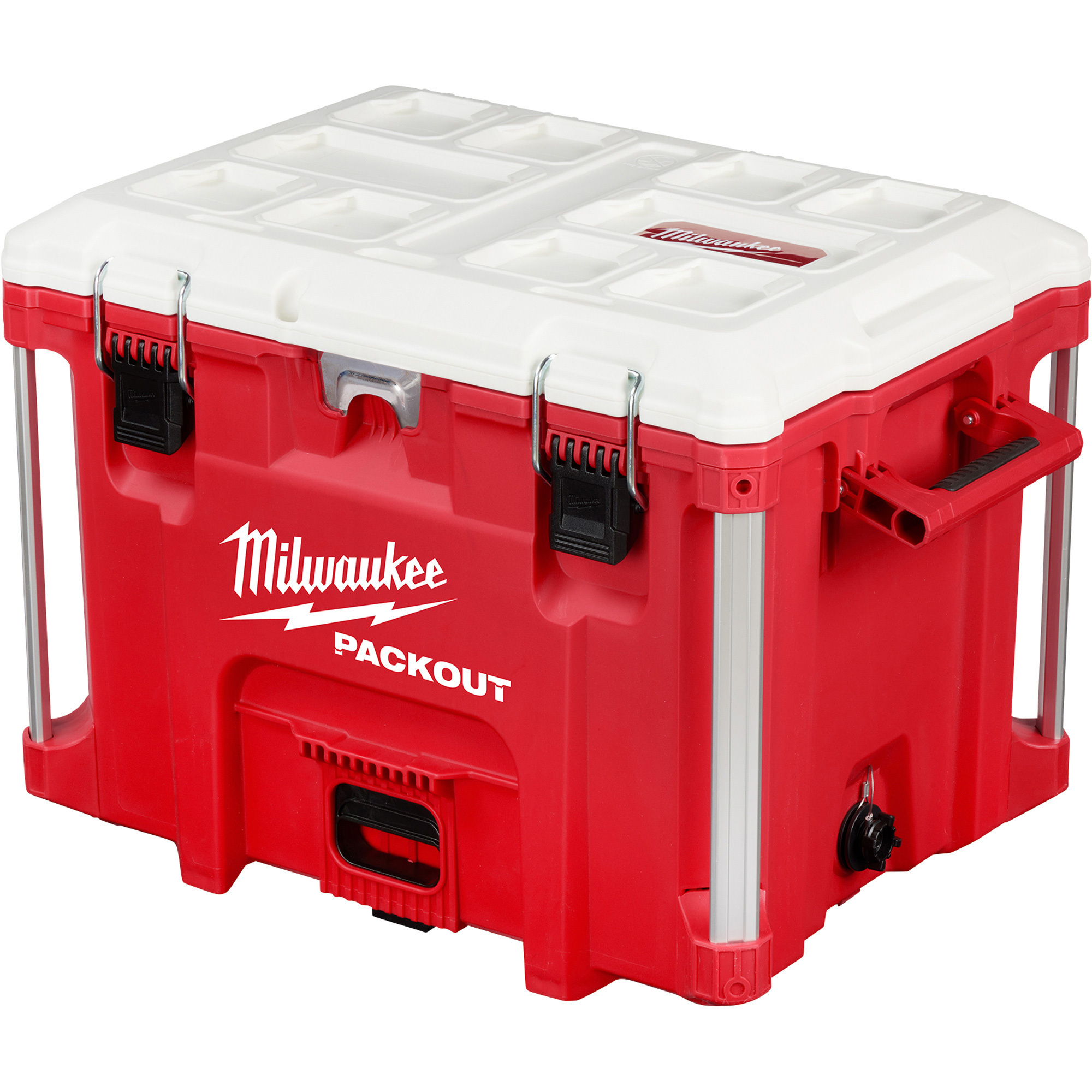 Milwaukee Packout Cooler, 40-Quart, Red, Model 48-22-8462