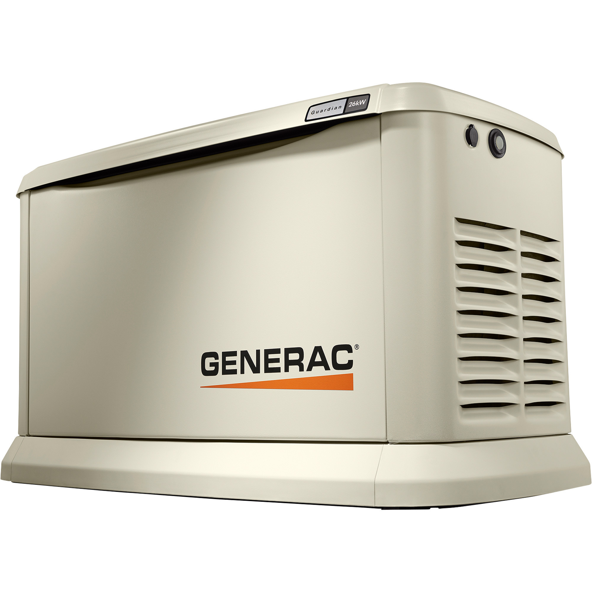 Generac Guardian Series Home Standby Generator, 26kW (LP)/22.5kW (NG), Aluminum Enclosure, Model 7290