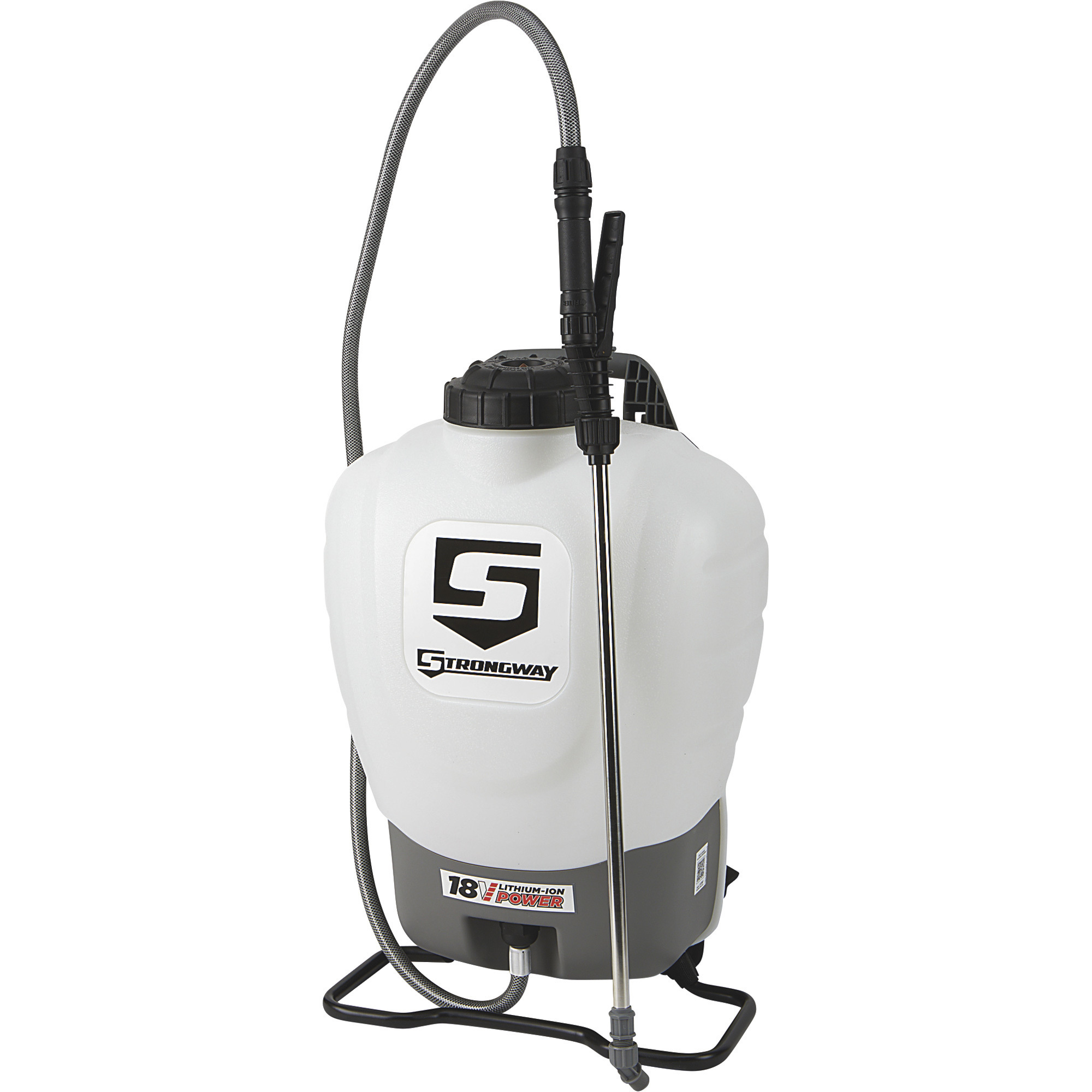 Strongway 4-Gallon 18V Lithium-Ion Never Pump Backpack Sprayer Kit, Tool, Battery and Accessories, Model 190755