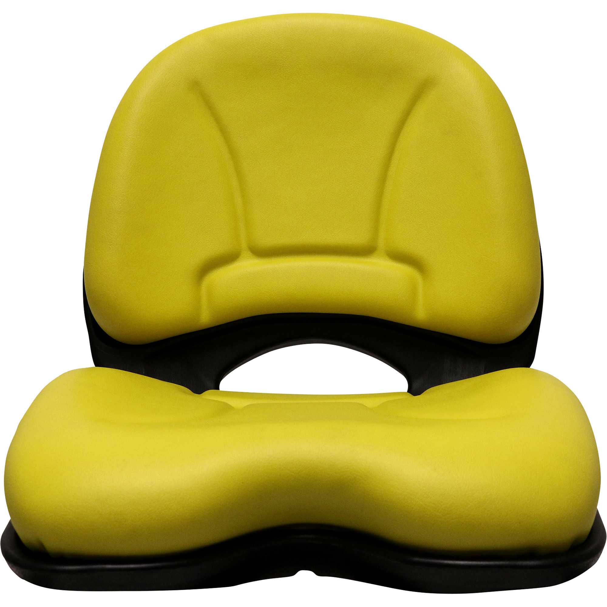 Black Talon 18Inch High--Open-Back Lawn Mower Seat â Yellow, Model 145000YE