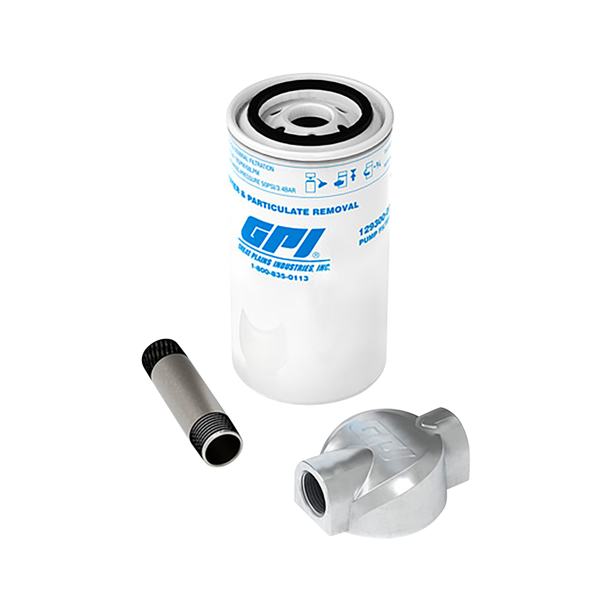 GPI 10 Micron Particulate Filter Kit with 3/4Inch NPT Adapter, 18 GPM