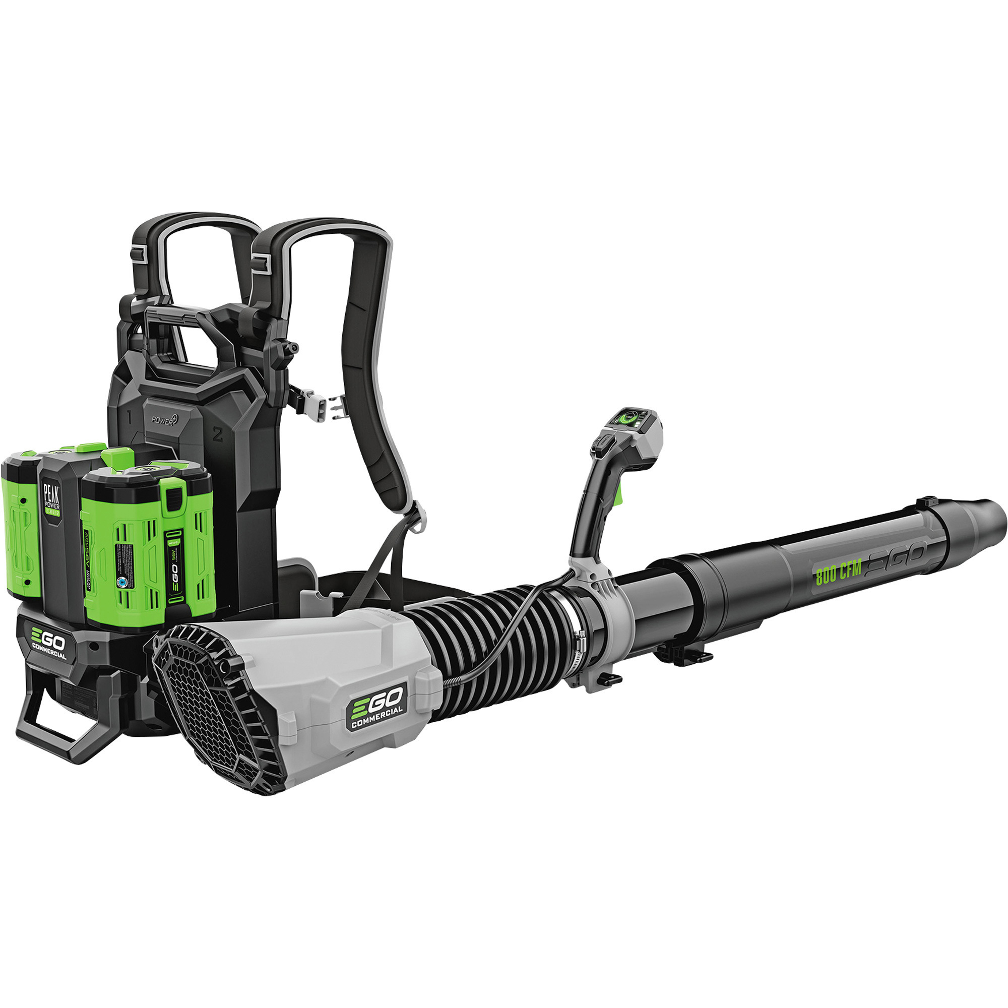 EGO Commercial Backpack Blower, 800 CFM, 1900 Watt Max., Model LBPX8006-2