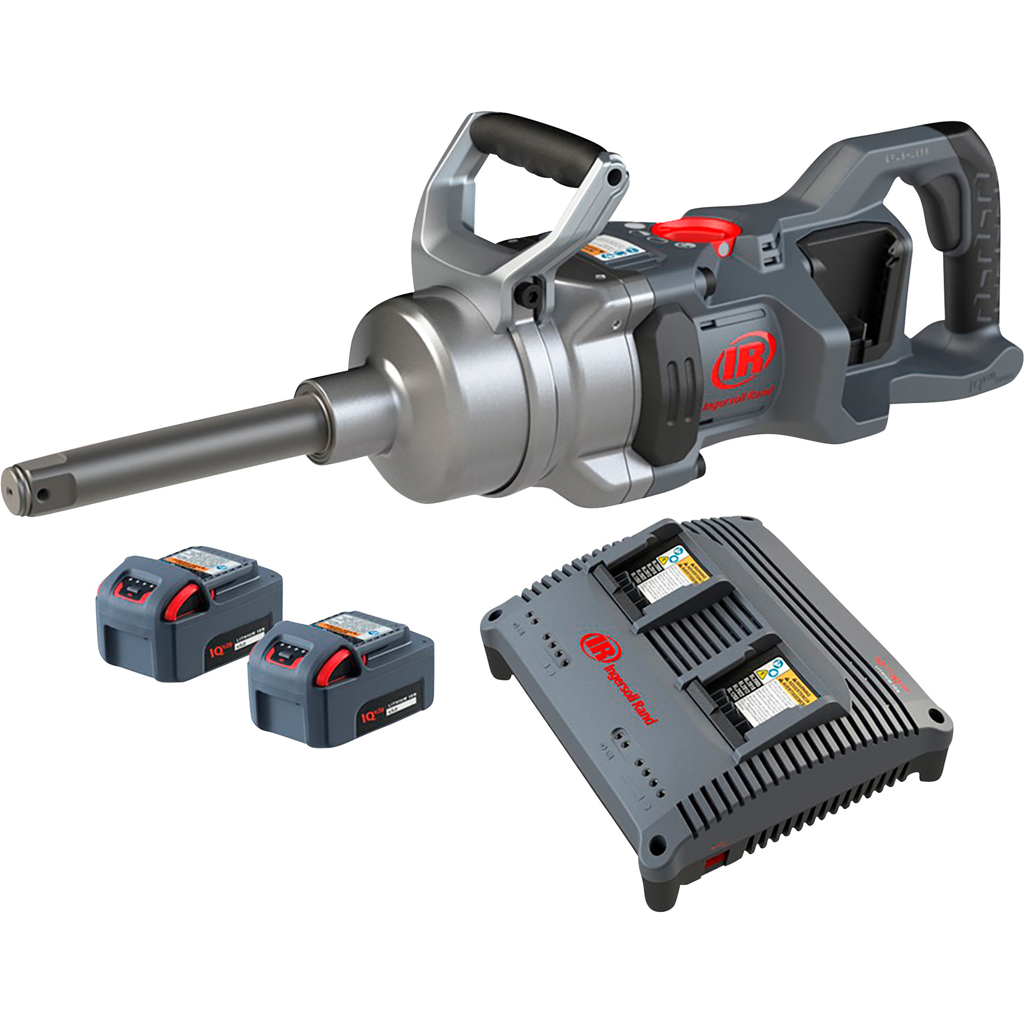 Ingersoll Rand 1Inch Cordless Impact Wrench, 20 Volts, 2 Batteries, Model W9691-K2E