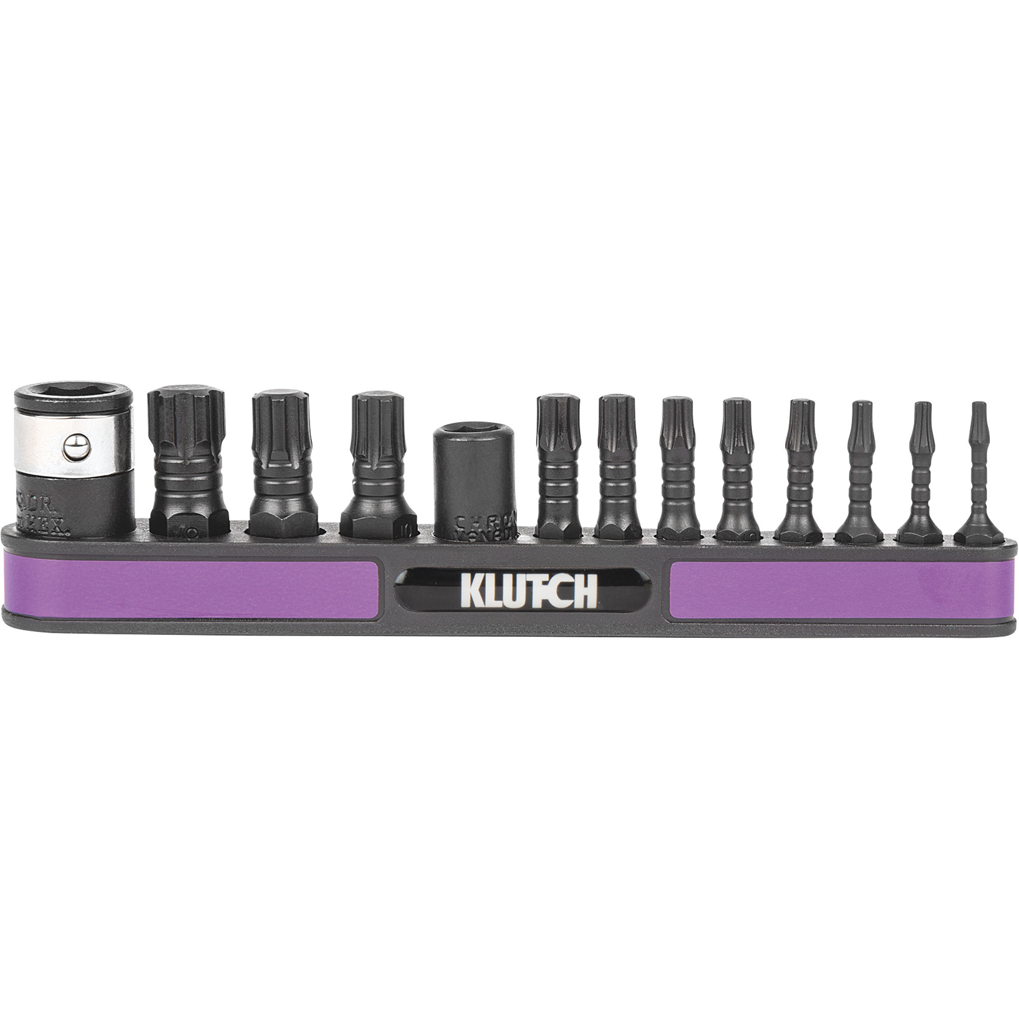 Klutch 13-Piece Impact Torx Plus Bit Set