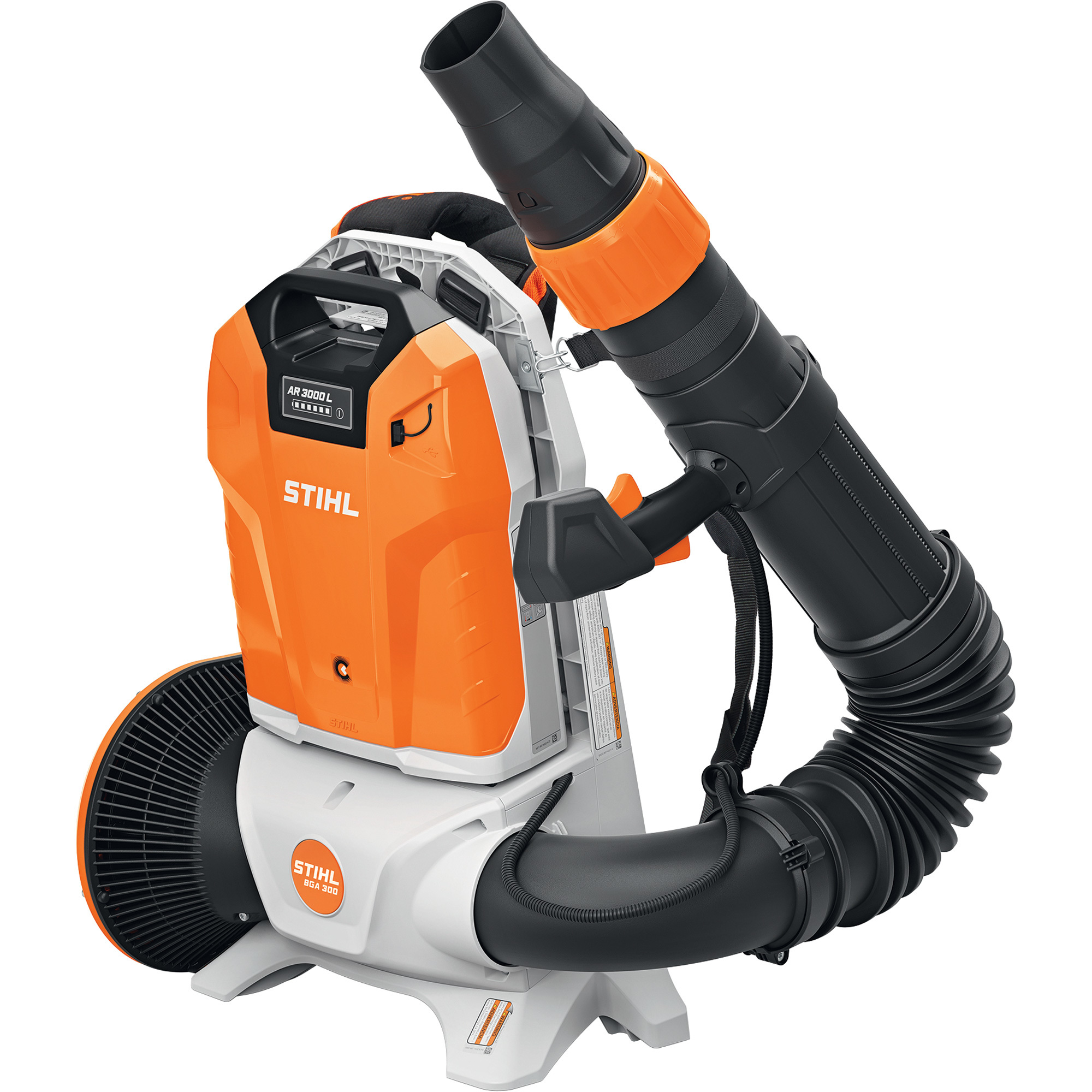 STIHL Battery-Operated Cordless Backpack Blower, Tool Only, 36 Volt, 192 MPH, 571 CFM, Model BGA 300