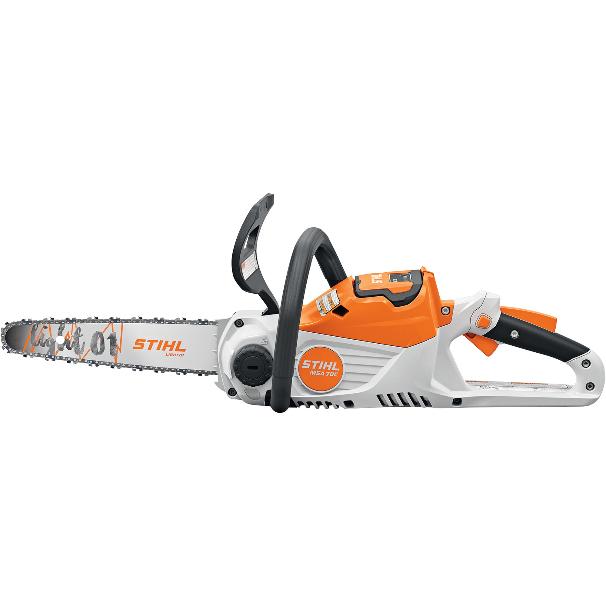 STIHL Battery-Operated Cordless Chainsaw Set, 12Inch Bar, 1/4Inch Chain Pitch, Model MSA 70