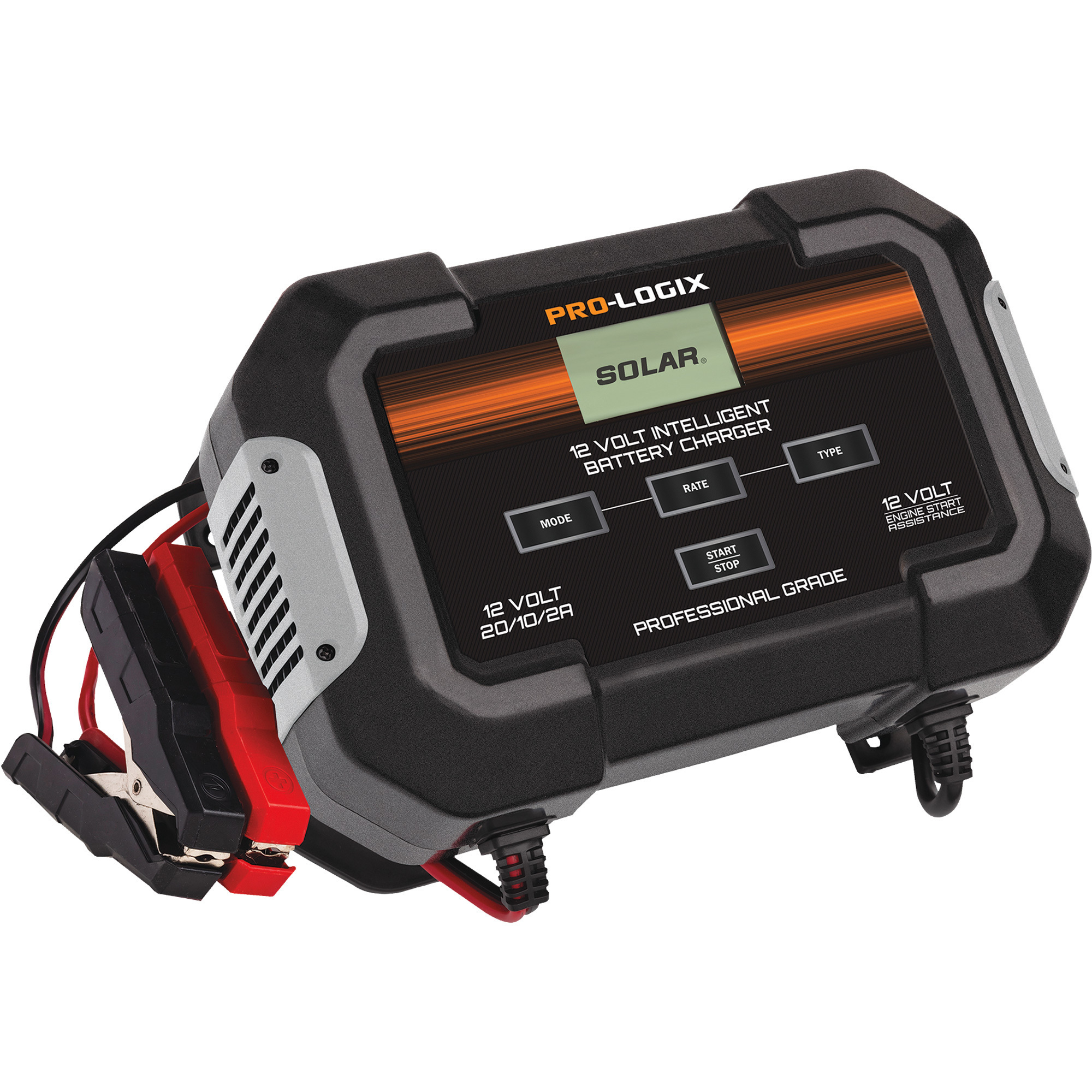 Pro-Logix Intelligent Battery Charger/Maintainer With Start Assistance, 12 Volts, 20/10/2 Amps, Model PL2545