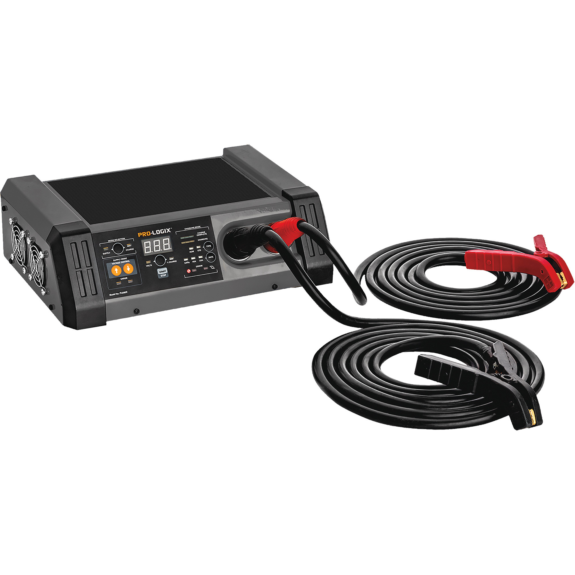 Pro-Logix Flashing Power Supply/Heavy-Duty Battery Charger, 12 Volts, 100 Amps, Model PL6800