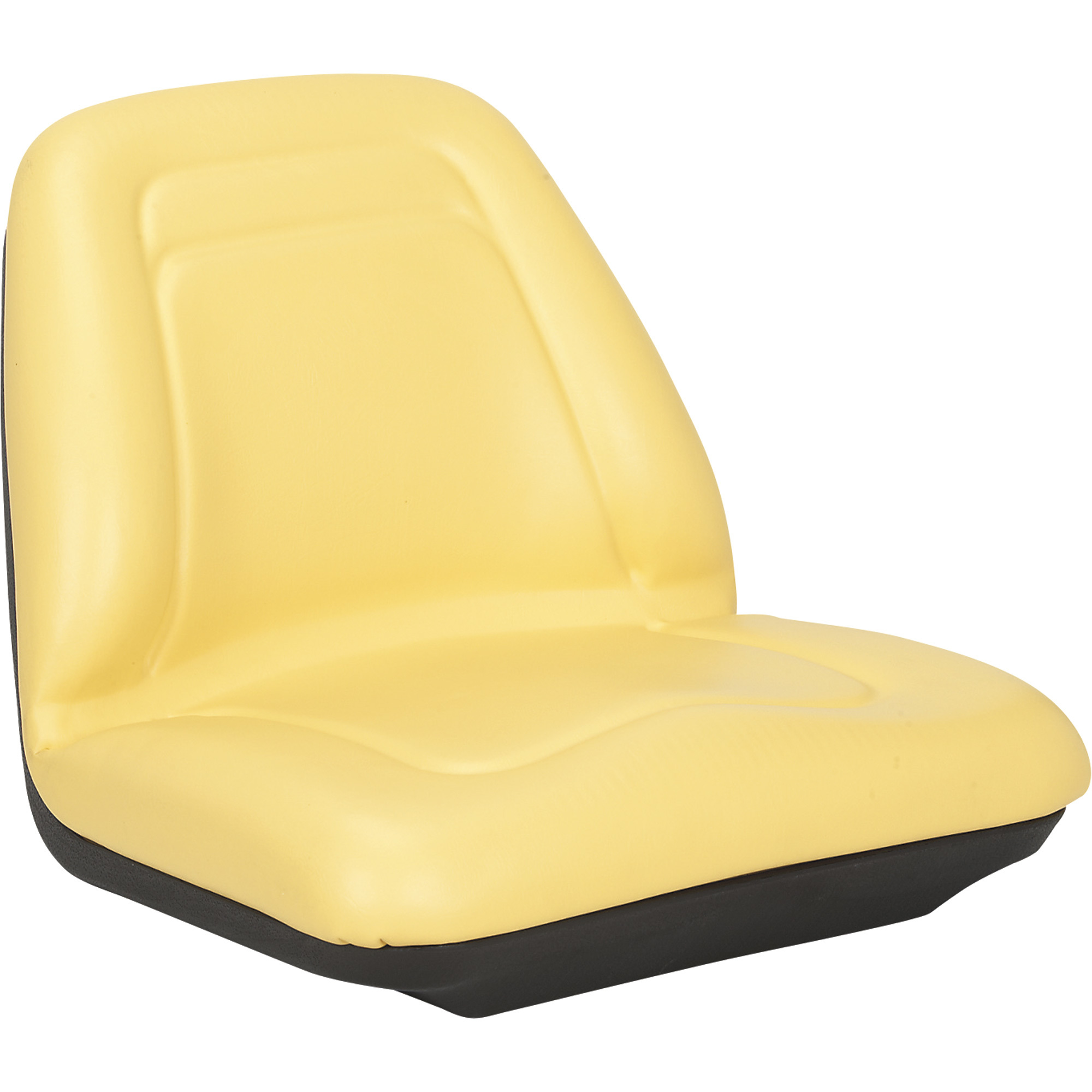 A & I Deluxe Mid-Back Utility Lawn Mower Seat â Yellow, Model TM555YL