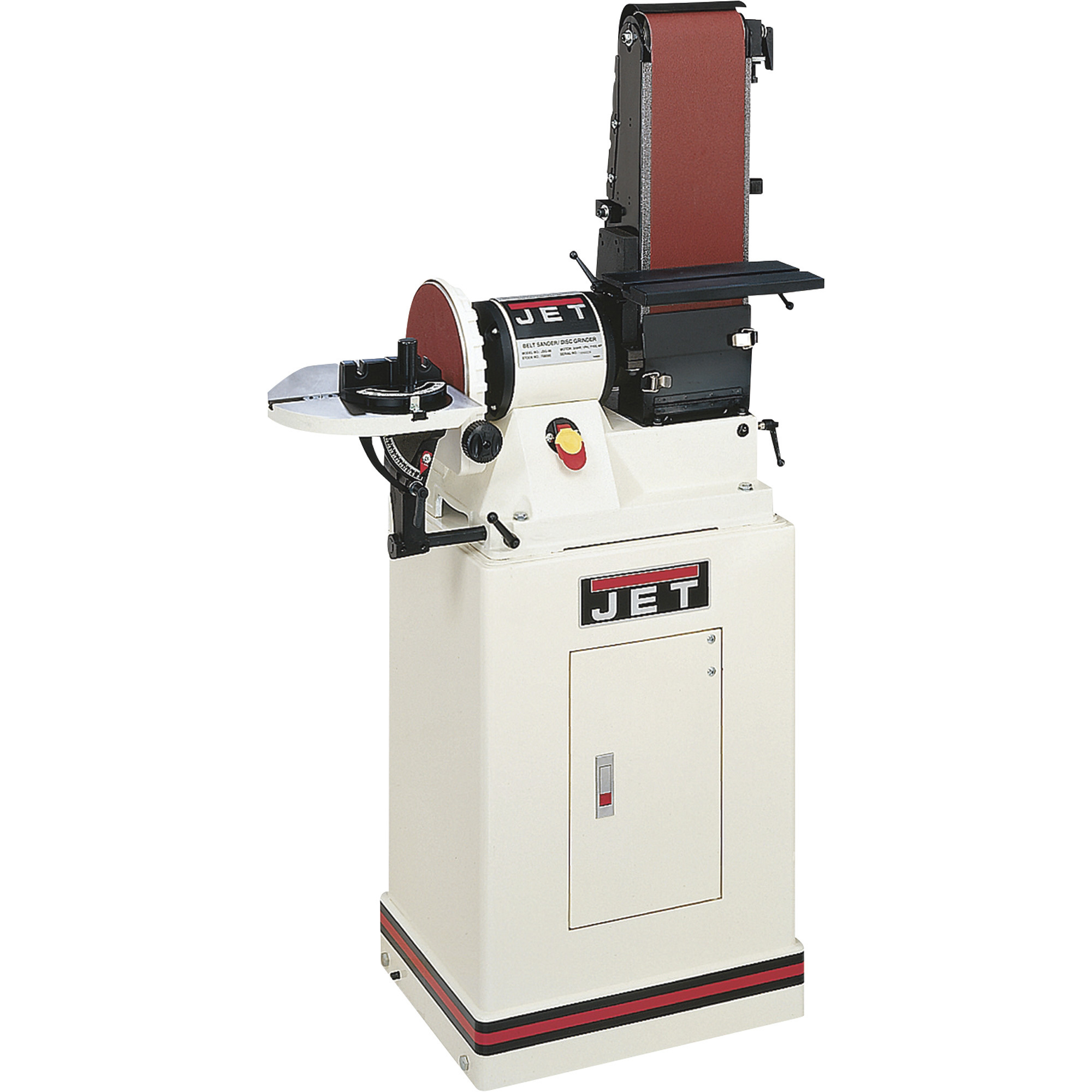 JET Combination Belt and Disc Sander, 3/4 HP, 6Inch x 48Inch Belt, 9Inch Disc, Model JSG-96CS