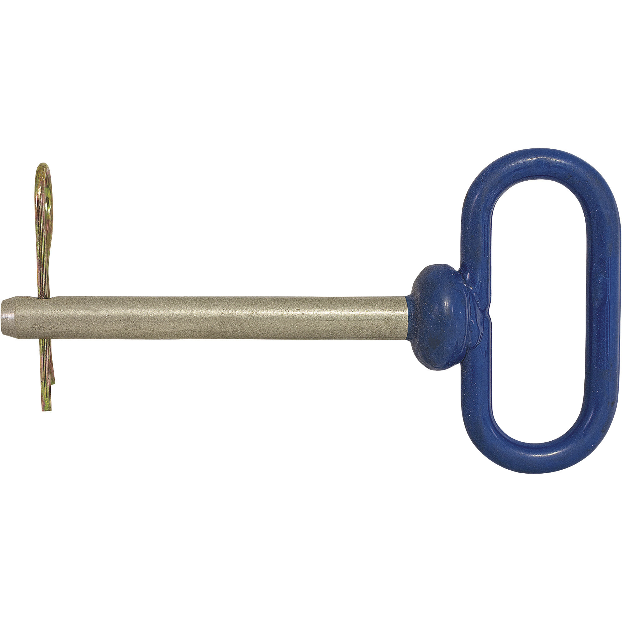 Buyers Products Steel Hitch Pin with Blue Poly-Coated Handle, 1Inch Diameter x 4 1/2Inch Usable Length, Model # 66127