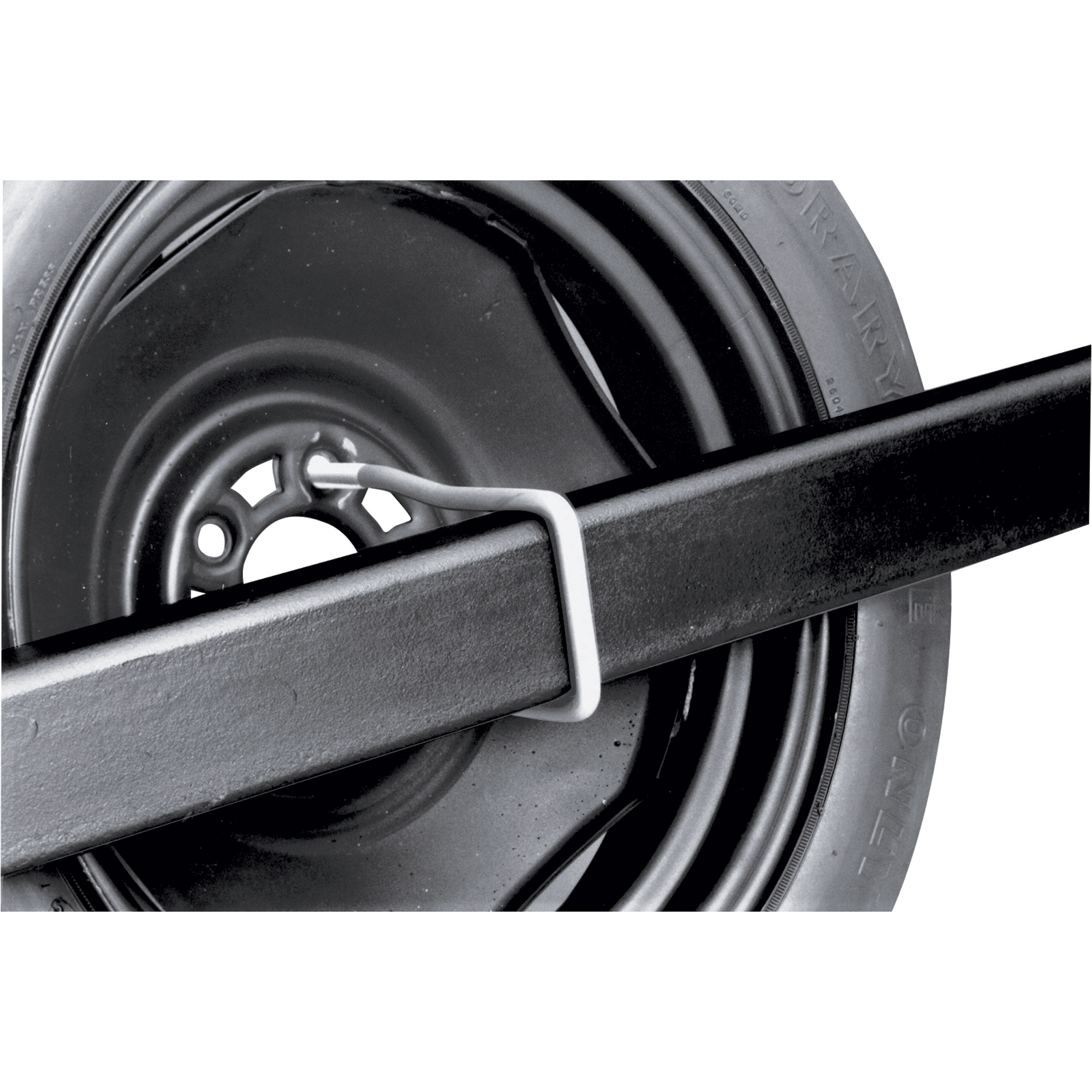 Spare Tire Carrier, 7/16in., Fits 3in. Trailer Tongue, Includes Bolts and Nuts