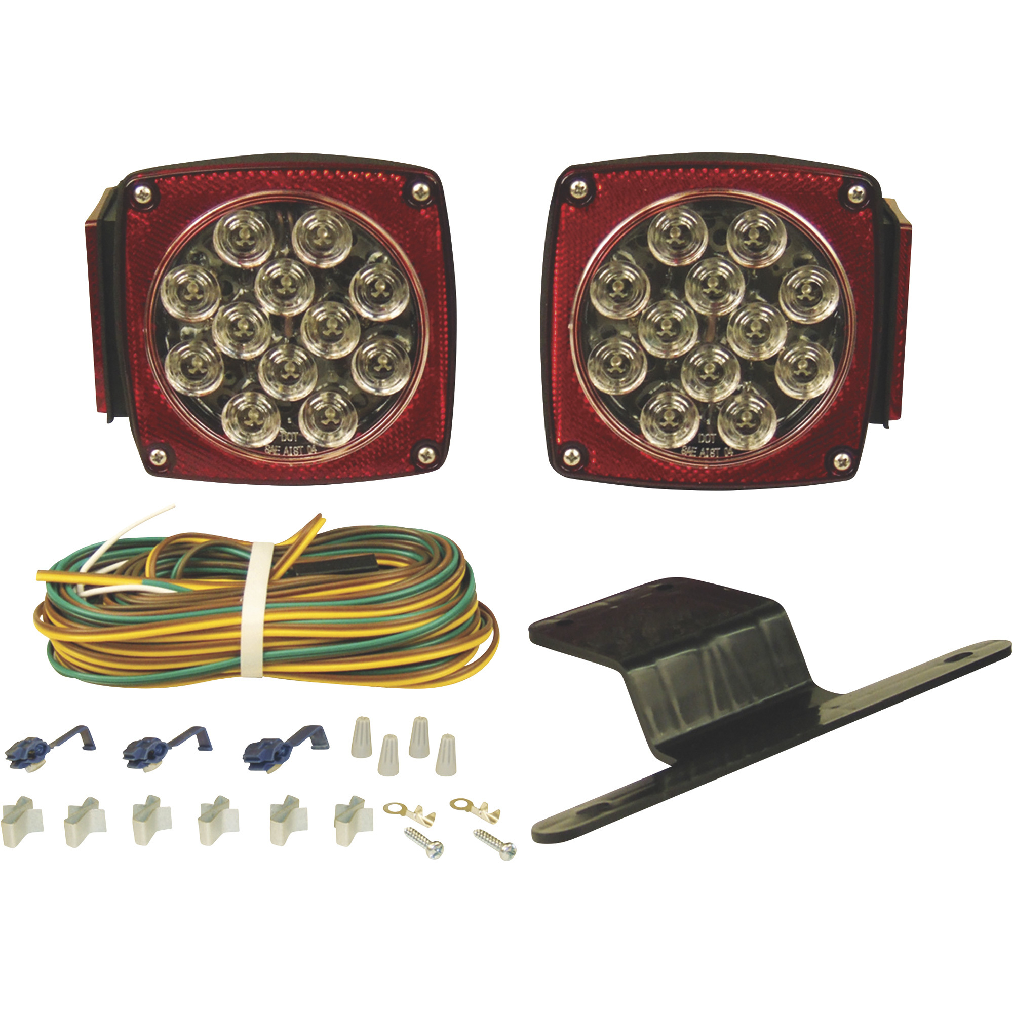 Hopkins Towing Solutions Submersible LED Trailer Light Kit â Clear Lens LEDs, Model C5721