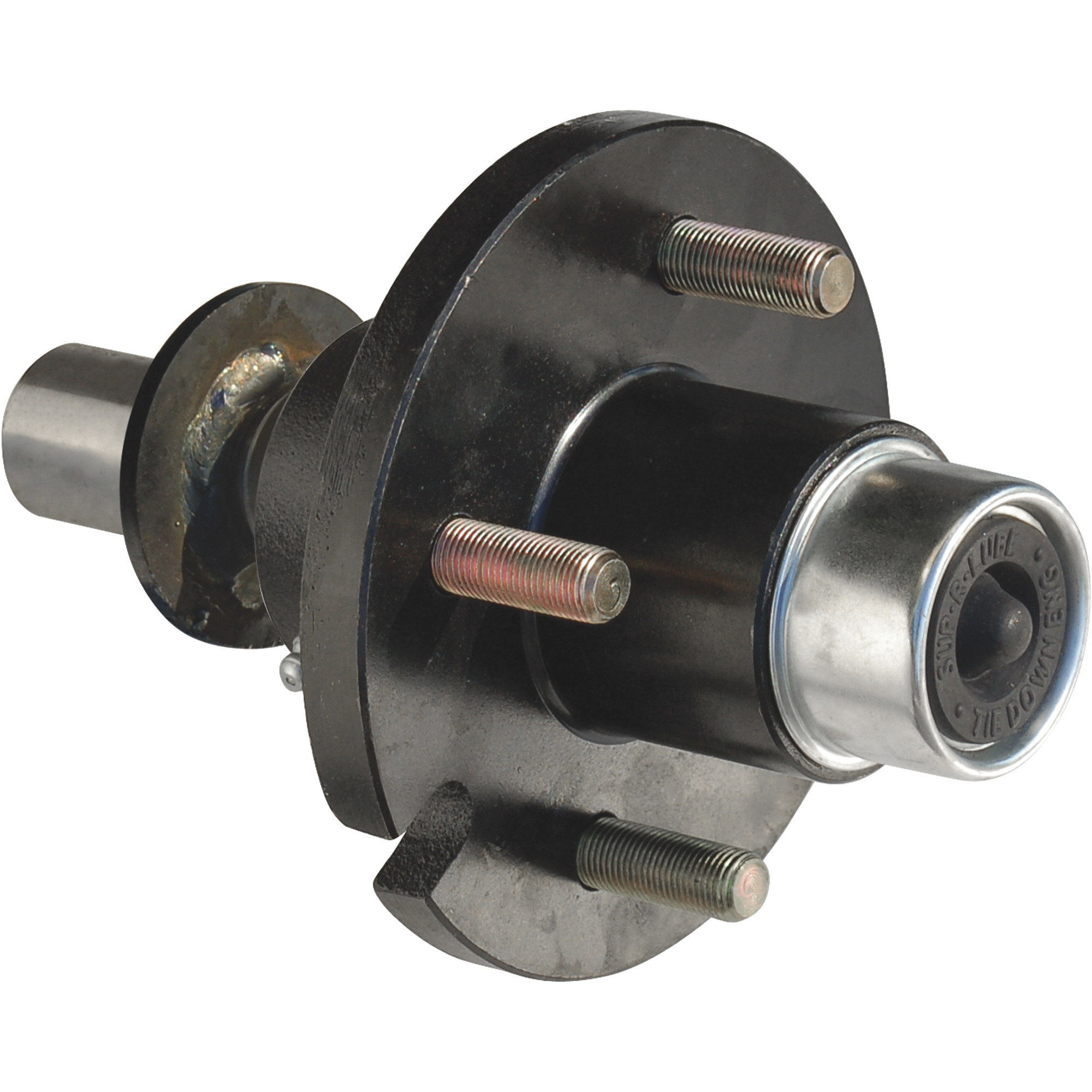 Dexter 4-Lug Hub/Spindle End Unit for Build Your Own Trailer Axle System, 1250-Lb. Capacity Per Hub, Model 80115