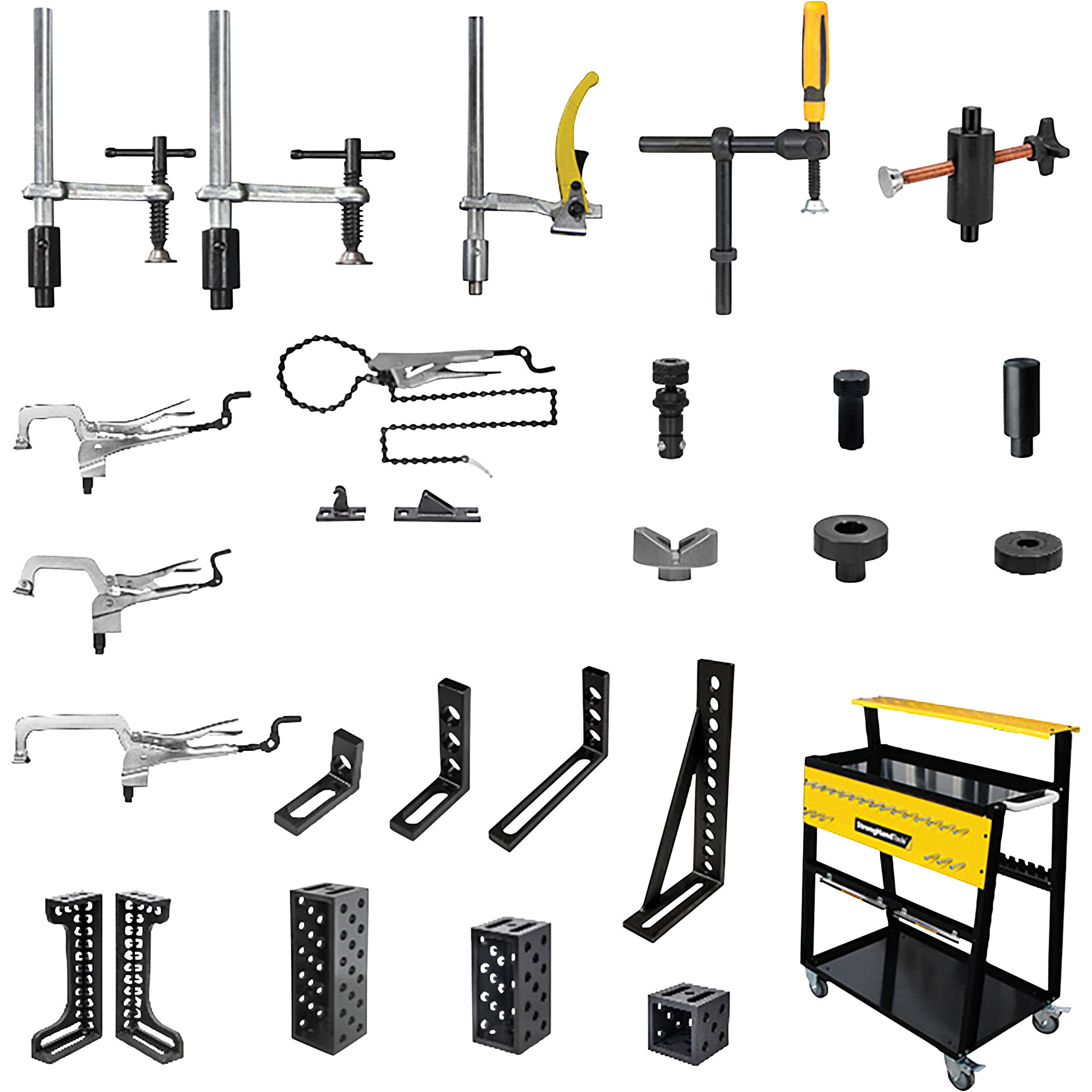 Strong Hand Tools BuildPro Fixture Kit 5, 149-Piece Modular Fixturing Pieces, Model TMK850