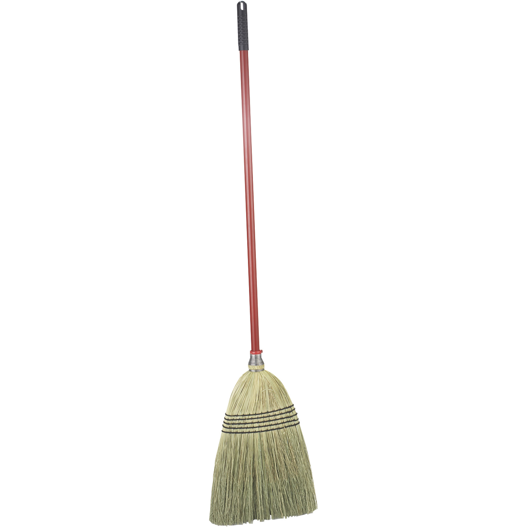 Libman 14Inch Janitor Corn Broom, 57Inch L Handle, Model 502