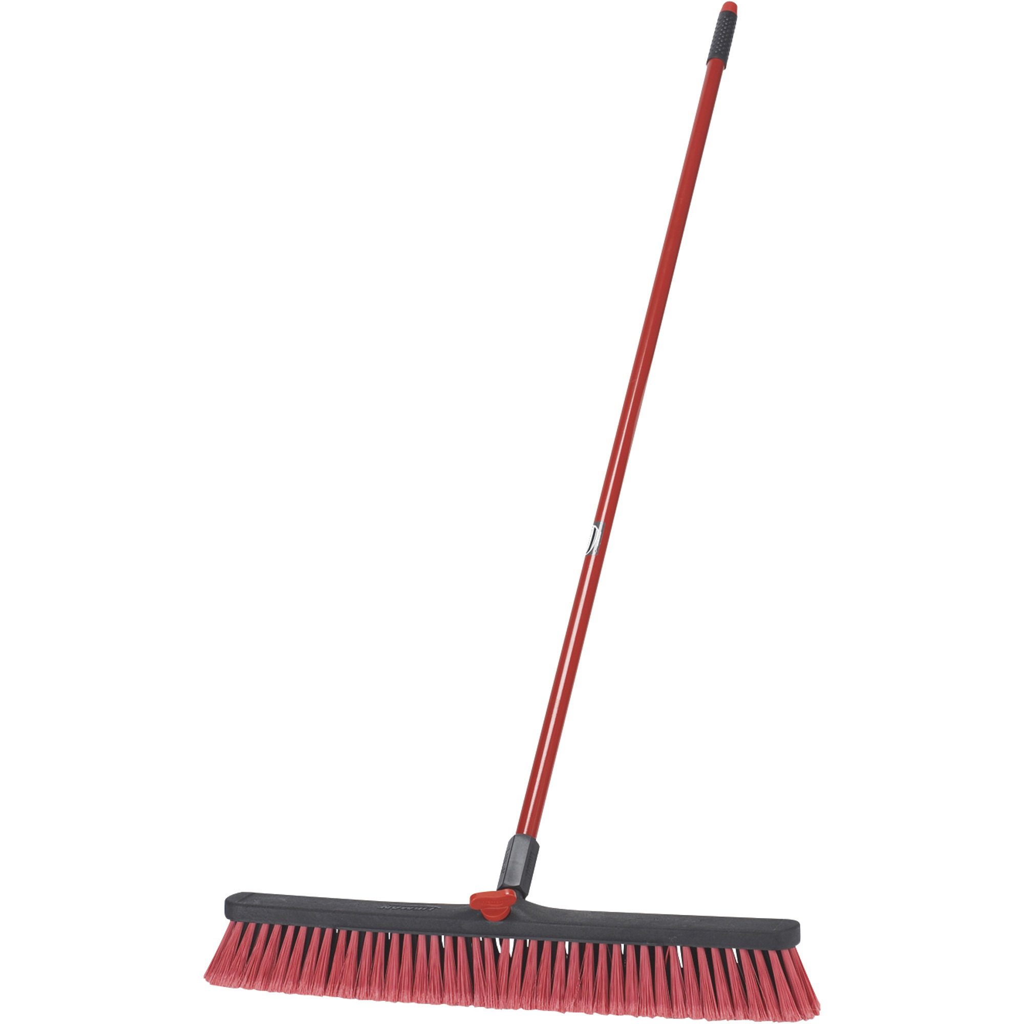 Libman 24Inch Multi-Surface Push Broom, 60Inch L Handle, Model 805