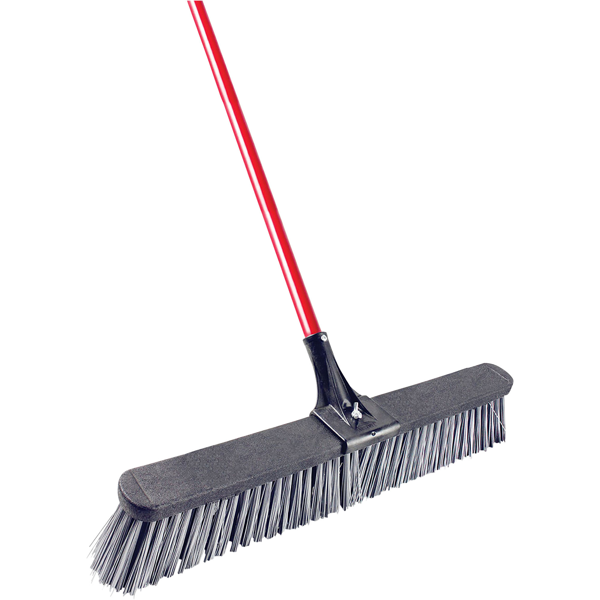 Libman 24Inch Rough Surface Push Broom, 60Inch L Handle, Model 879