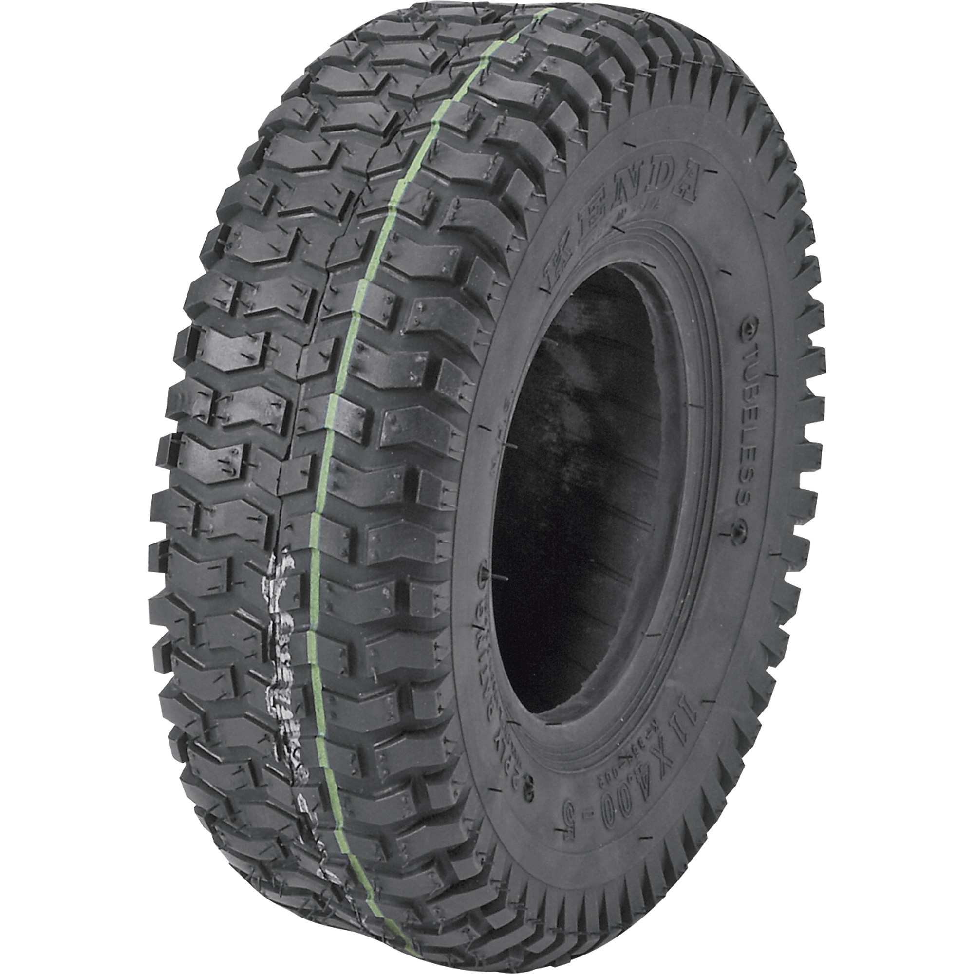 Lawn and Garden Tractor Tubeless Replacement Turf Tire â 13 x 6.50â6