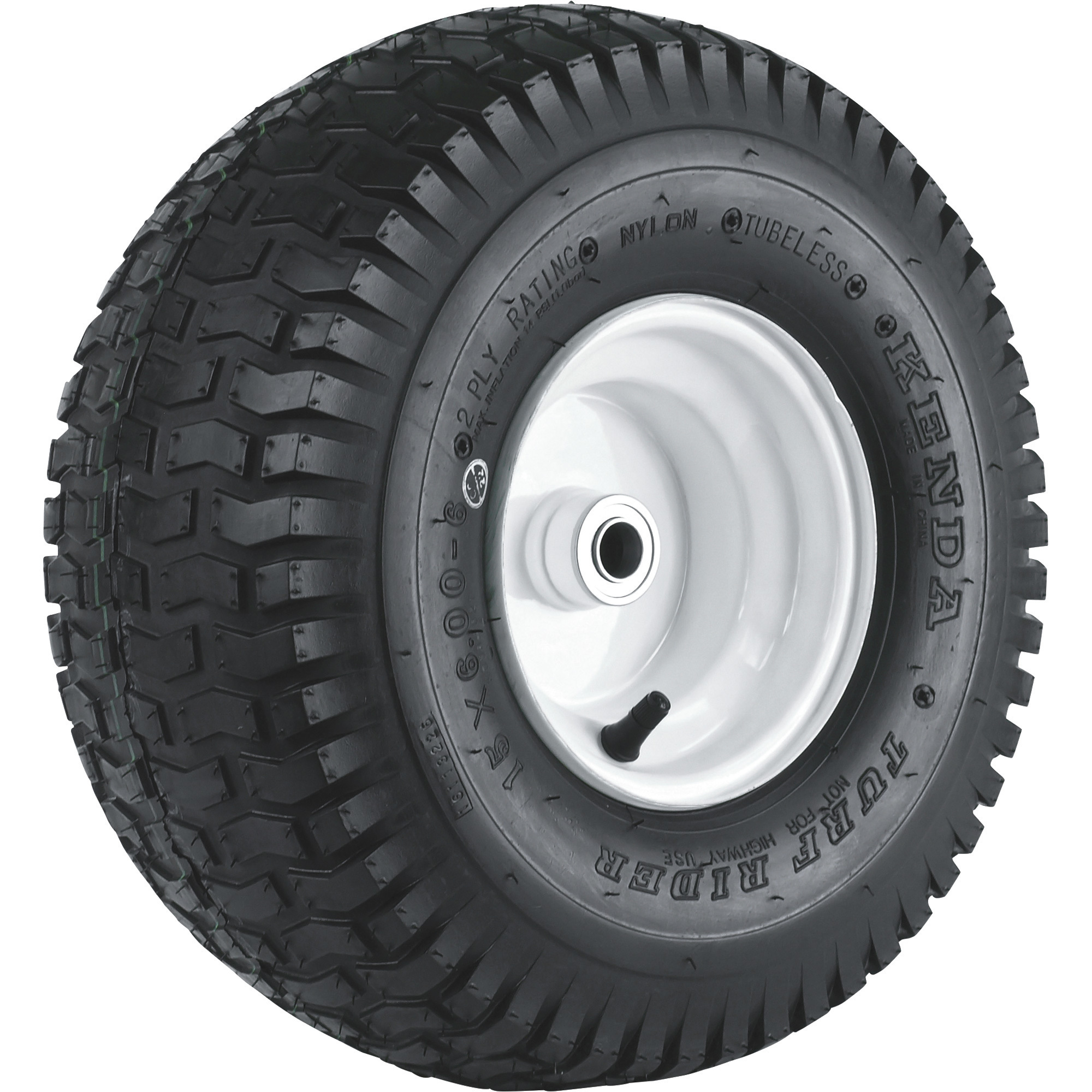 Turf Tire Assembly with Ball Bearing â 15 x 6.00-6