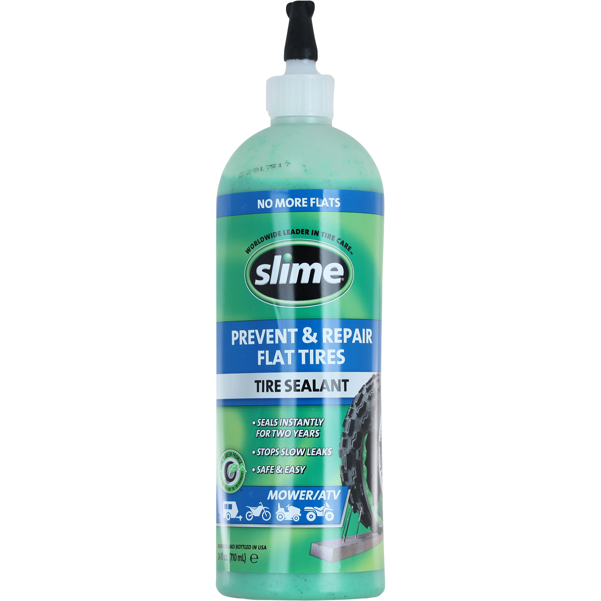 Slime Prevent and Repair Tire Sealant, 24 oz. (Mower/ATV)