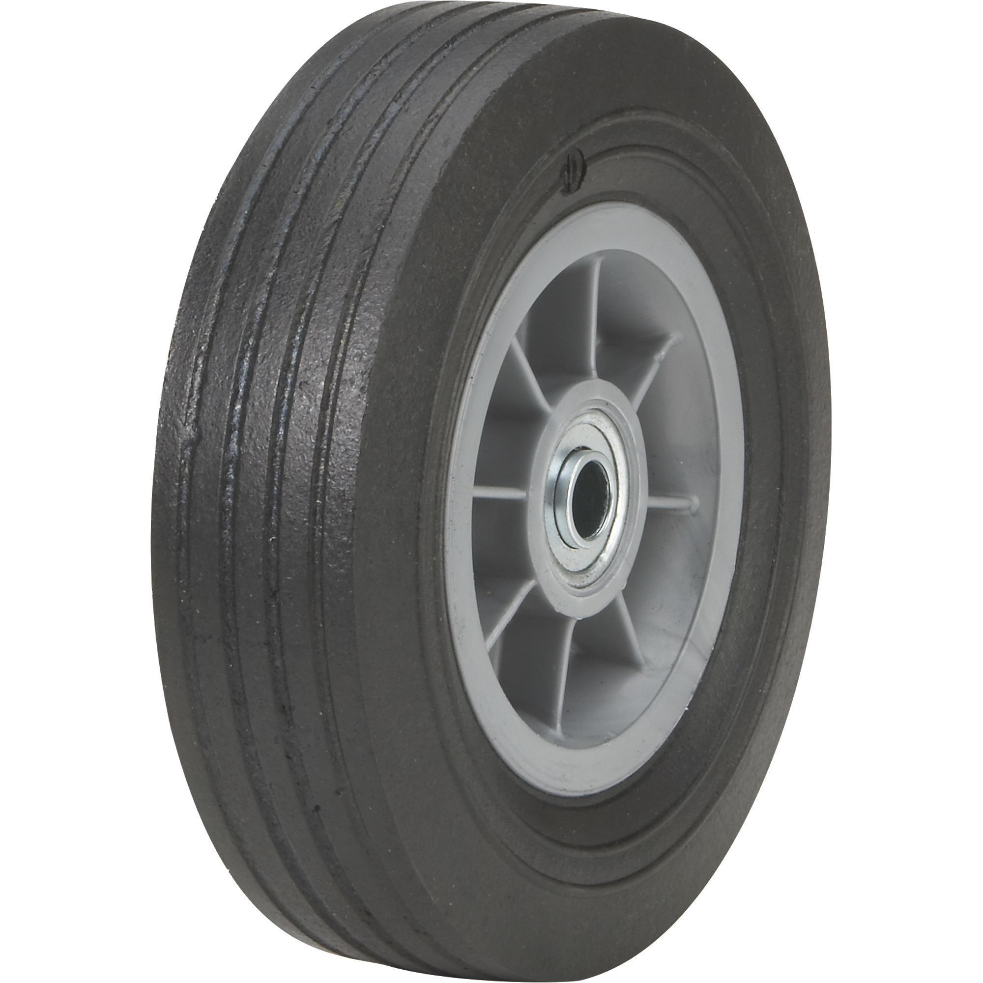 Martin Flat-Free Solid Rubber Tire and Poly Wheel â 8 x 2.50 Tire, Model ZP182RT-202
