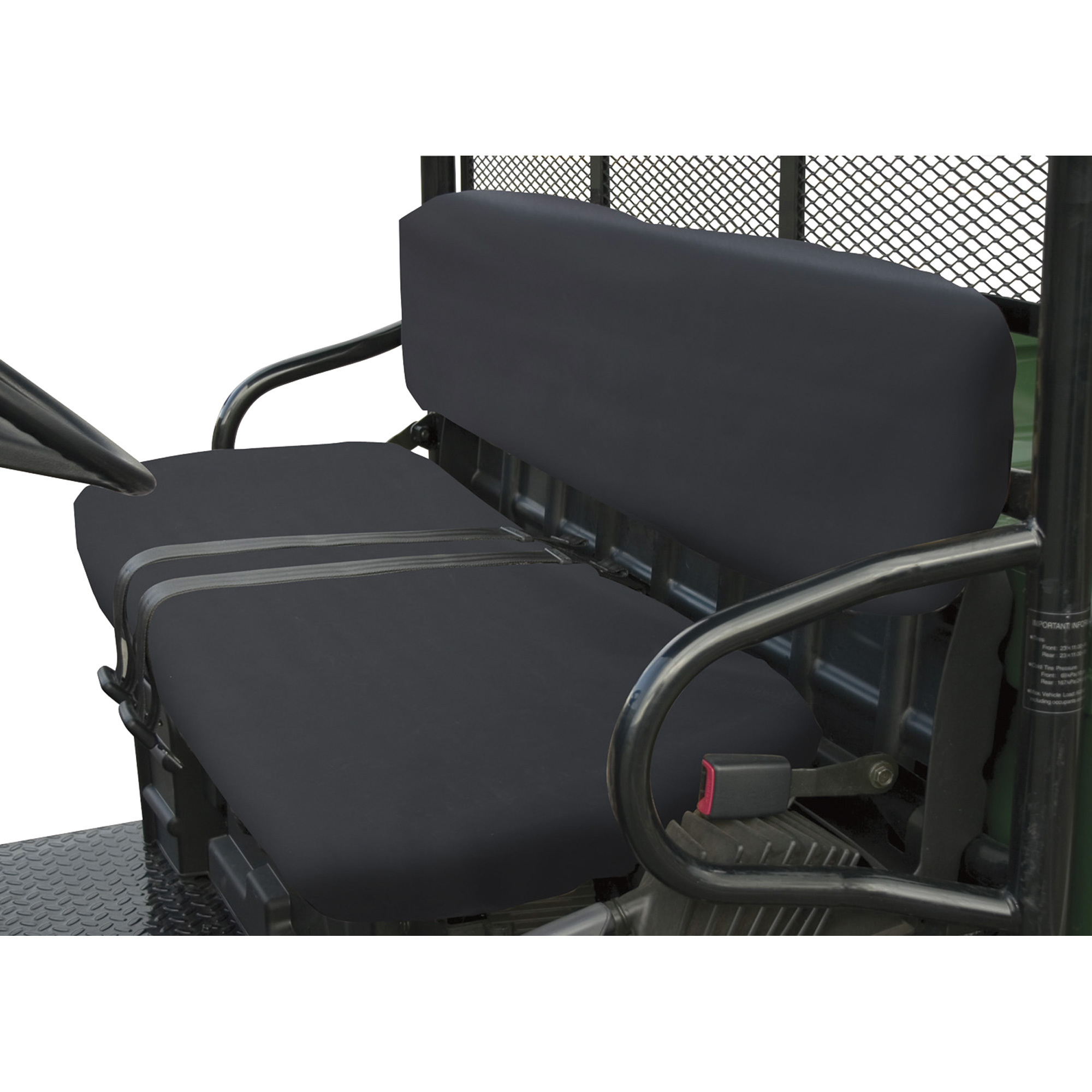 Classic Accessories QuadGear UTV Seat Cover, Black, For 2002-2008 Polaris Ranger Bench Seat, Model 78377