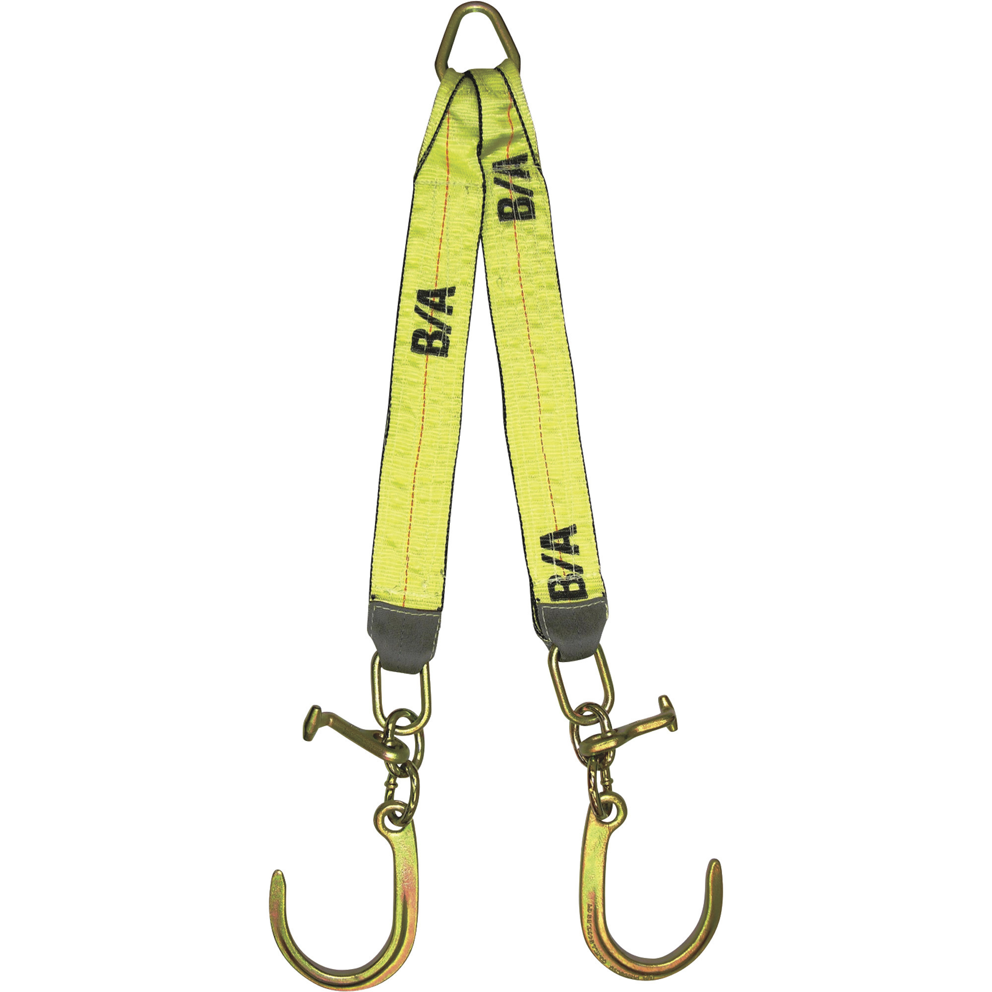 B/A Products V Straps with Hooks â Strap w/ 30Inch Legs; 8Inch J & T Hooks, Model N711-8FCT30