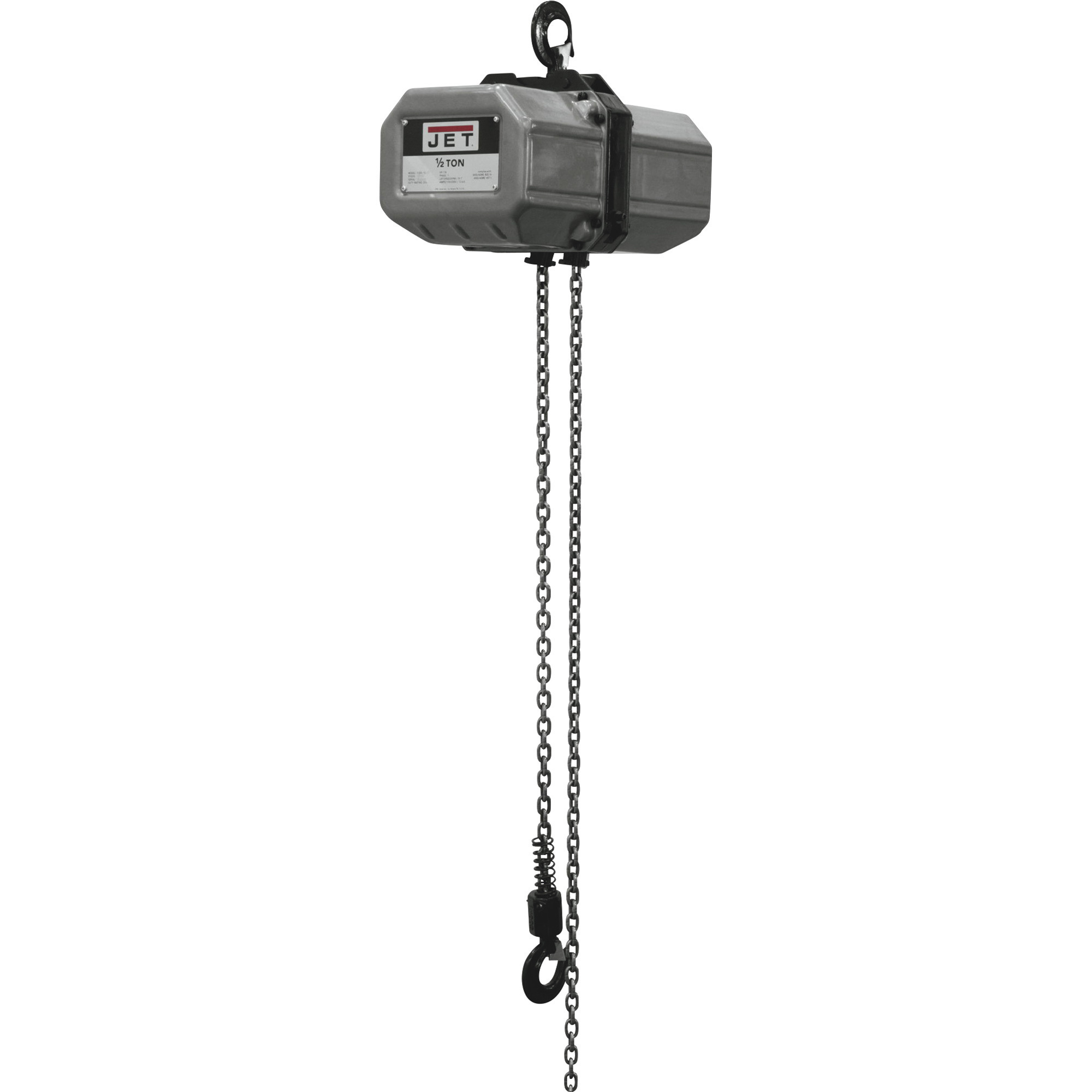 JET 1SS Series Electric Chain Hoist, 1-Ton Capacity, 15ft. Lift, 3-phase, Model 1SS-3C-15