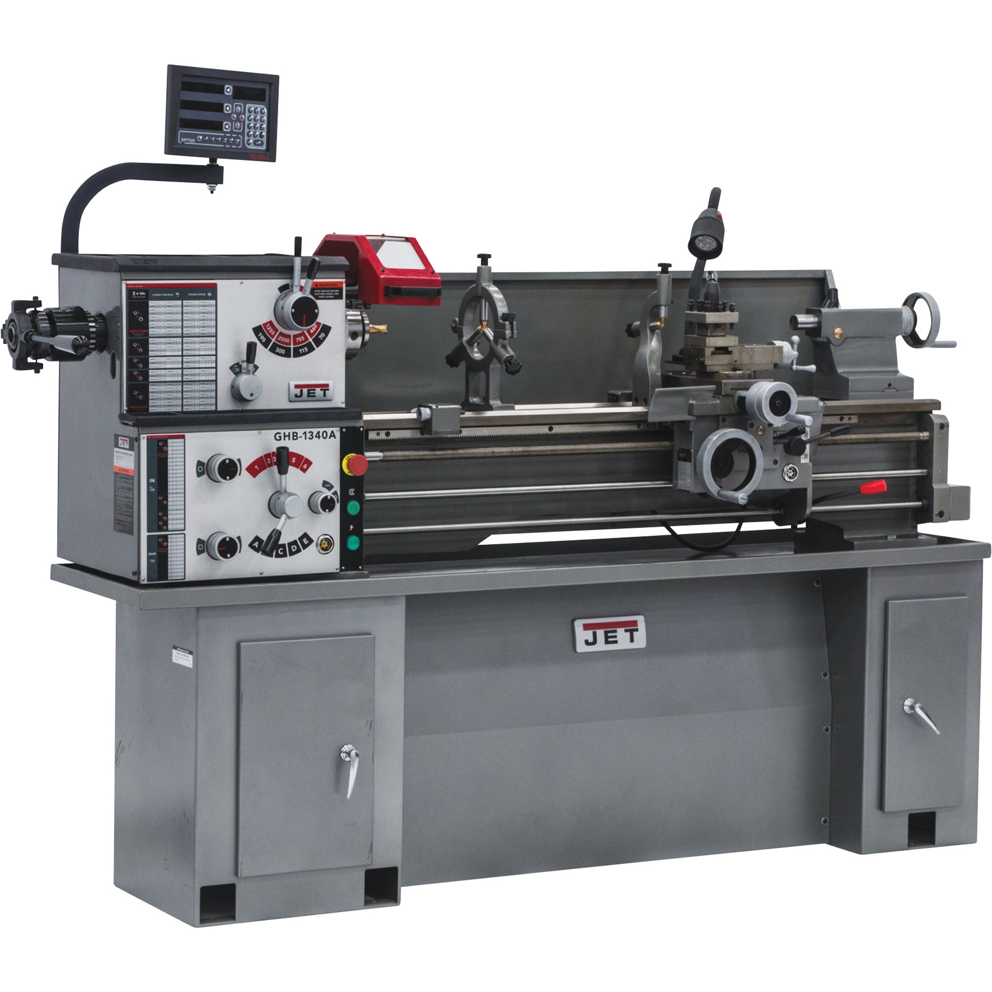 JET Bench-Top Metal Lathe, 13Inch x 40Inch, Model GHB-1340A